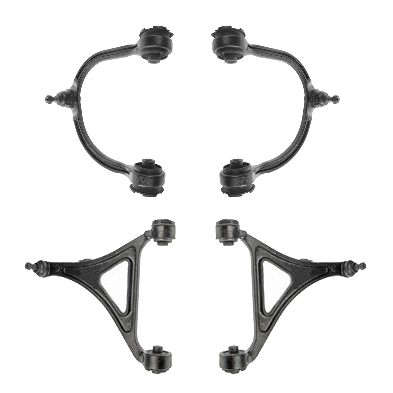 Front Control Arm with Ball Joint Set - Compatible with 2005-2011 Chrysler 300, 2007-2011 Dodge Charger, 2005-2008 Dodge Magnum - Replacement Suspension Part for Smooth Ride & Handling