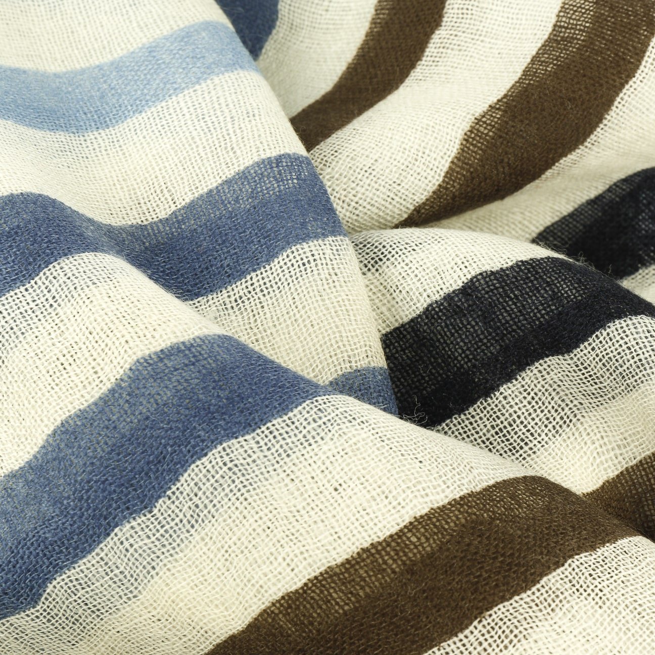 Stetson Summer Stripes Wool Scarf - Lightweight Warm Fashion Accessory for Women & Men - Perfect for Outdoor Activities, Travel and Cold Weather