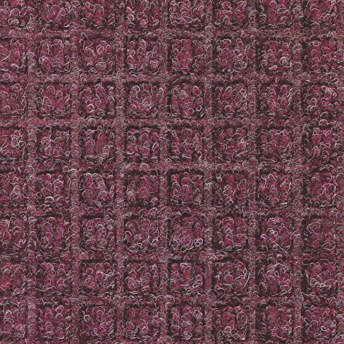 Premium Waterhog Fashion Bordeaux 4' x 6' Non-Slip Floor Mat - Super Absorbent Indoor/Outdoor Doormat for Entryway, Patio, Garage - Perfect for High Traffic Areas & Muddy Shoes