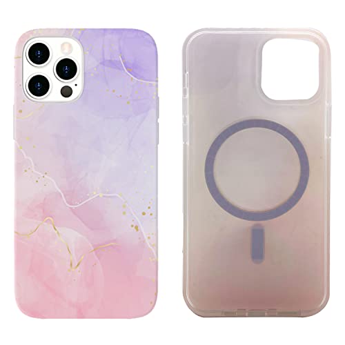 Gradient Pink Purple Marble