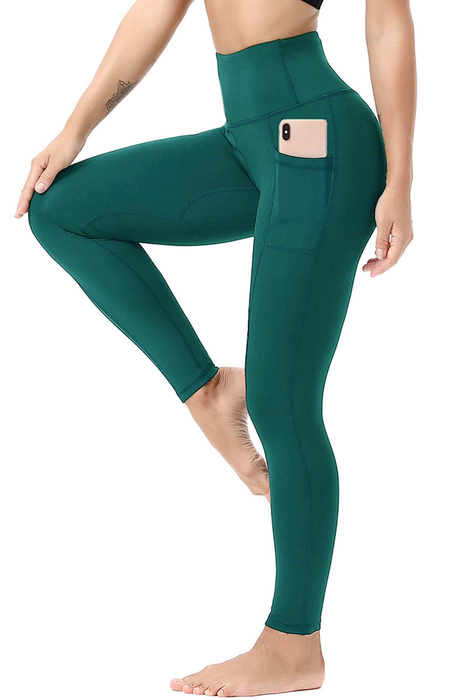 TYUIO High Waist Yoga Pants for Women - Stretchy Workout Leggings with Pockets | Running, Gym, Yoga & Lounge Wear