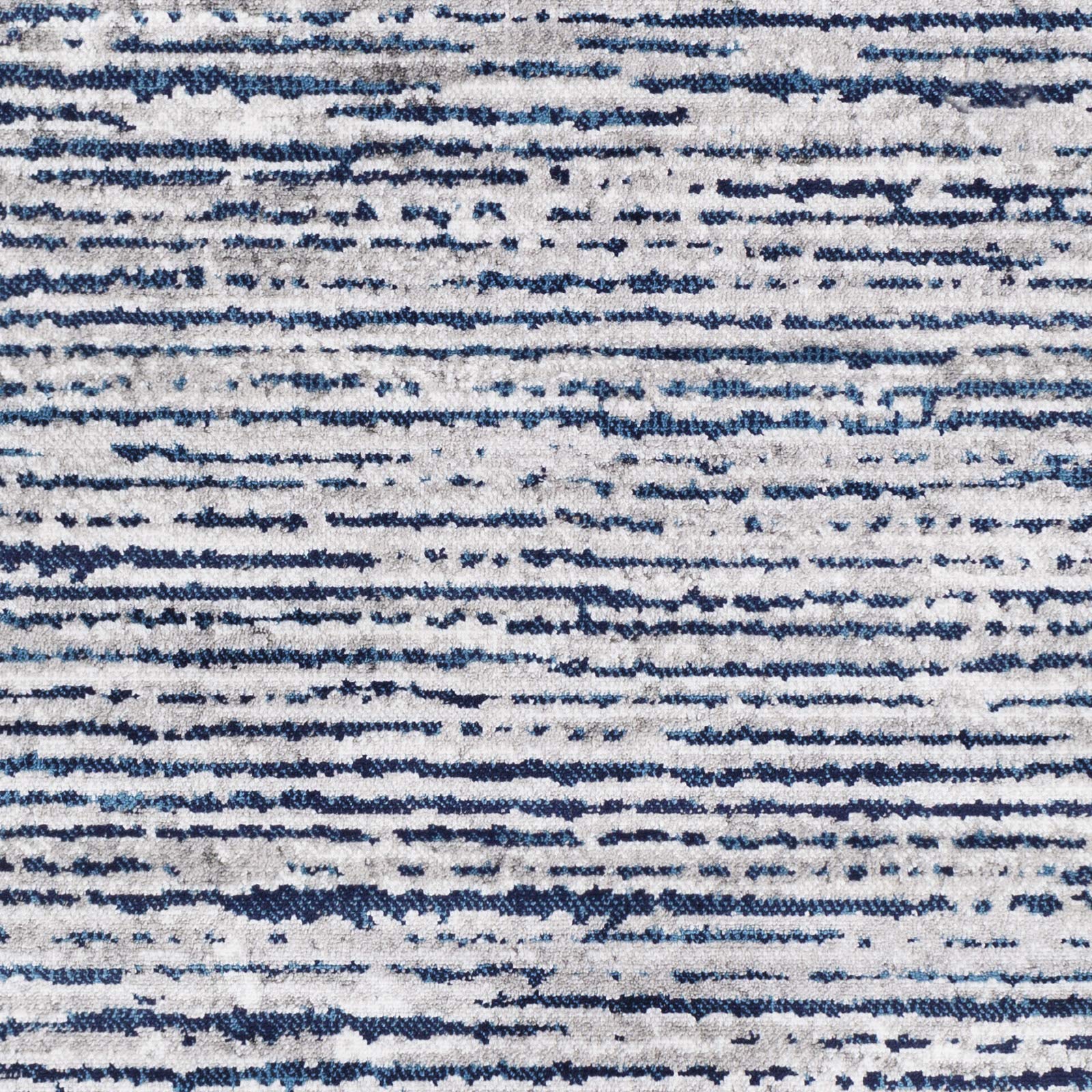 Mark&Day Delisle Modern Navy Blue & White 6x9 Area Rug - Soft Non-Slip Living Room Carpet, Bedroom Rug, Kitchen Floor Mat (6'7