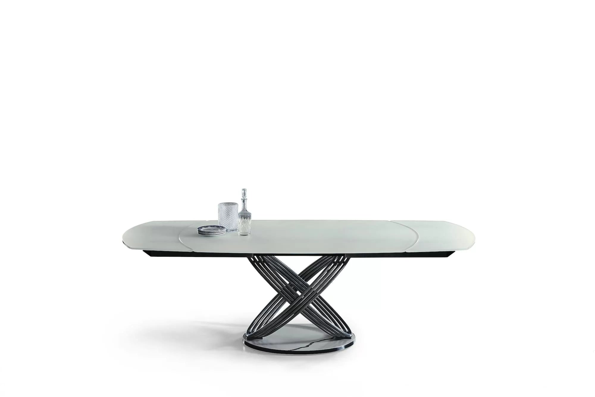 Expandable Barrel Table - Extendable Dining Table for Small Spaces, Rustic Farmhouse Style | Perfect for Kitchen, Dining Room, Patio & Outdoor Entertaining