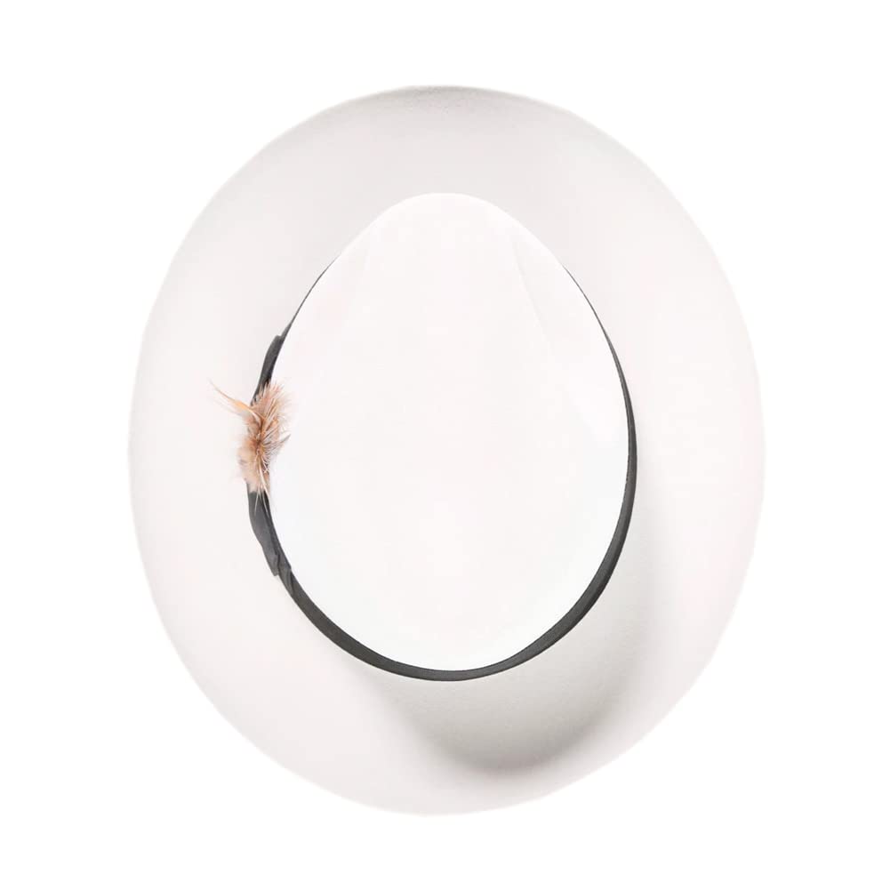 Stetson Men's Temple Hat - Classic Western Cowboy Hat for Men, Felt Outback Hat with Leather Band, Perfect for Rodeo, Ranch, and Outdoor Adventures