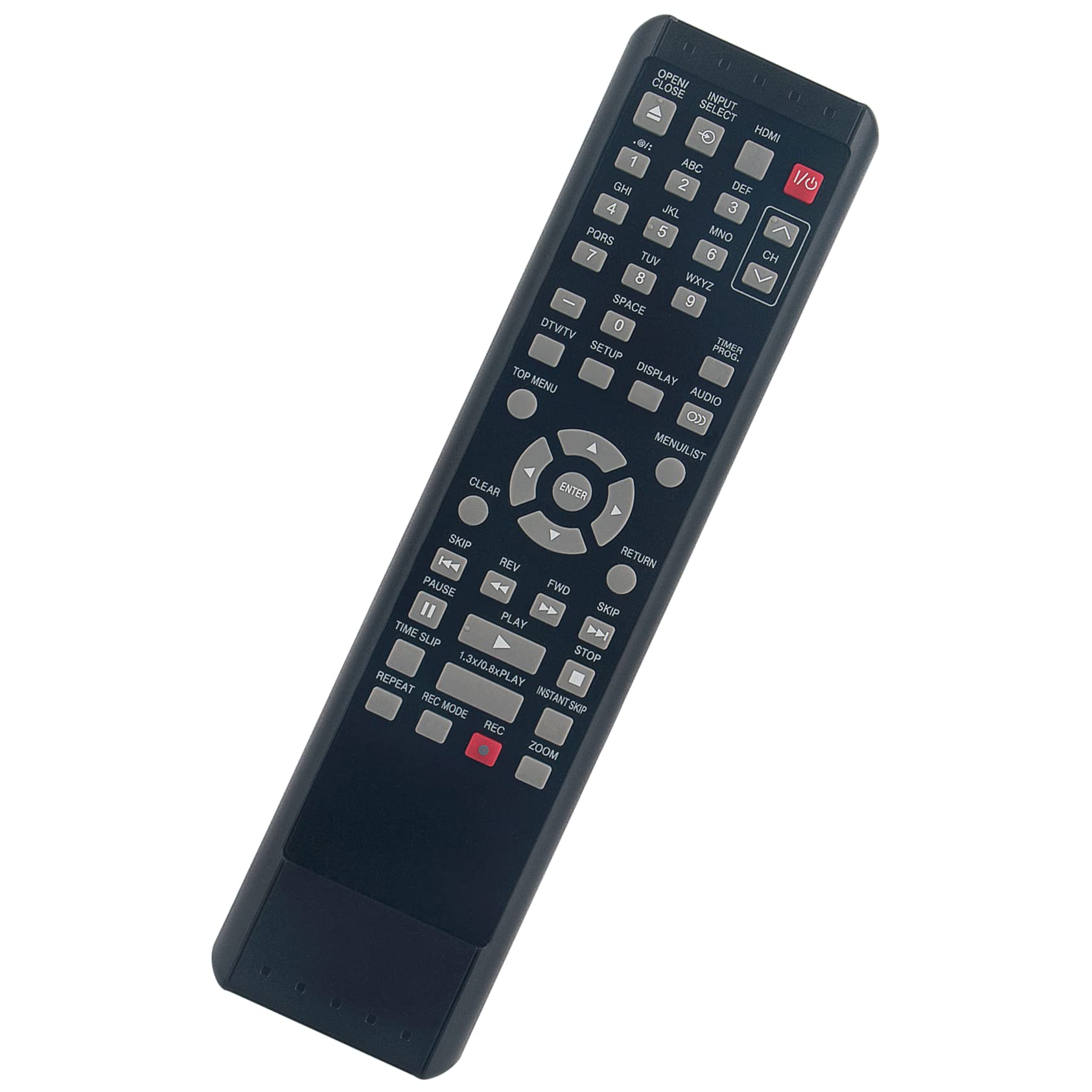 Toshiba DVD Recorder Replacement Remote Control Compatible with D-R550/D-R560/D-R570 Series (D-R550KU/D-R560KU/D-R570KU) - Perfect for Home Entertainment Systems & Media Centers