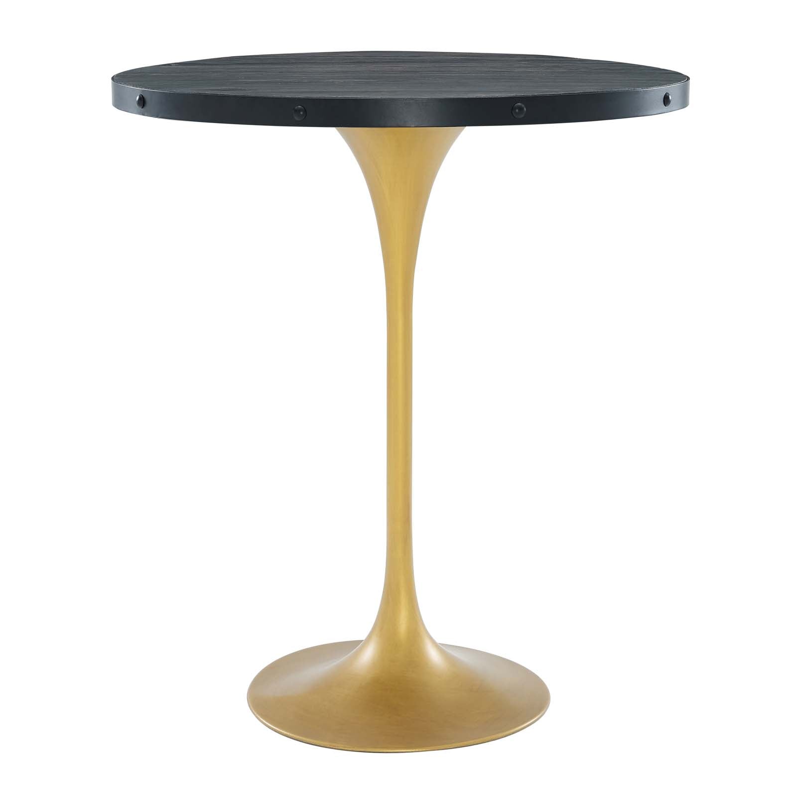 Solid Wood Bar Table for Kitchen, Dining Room & Pub - Rustic & Modern Home Decor for Entertaining & Relaxation
