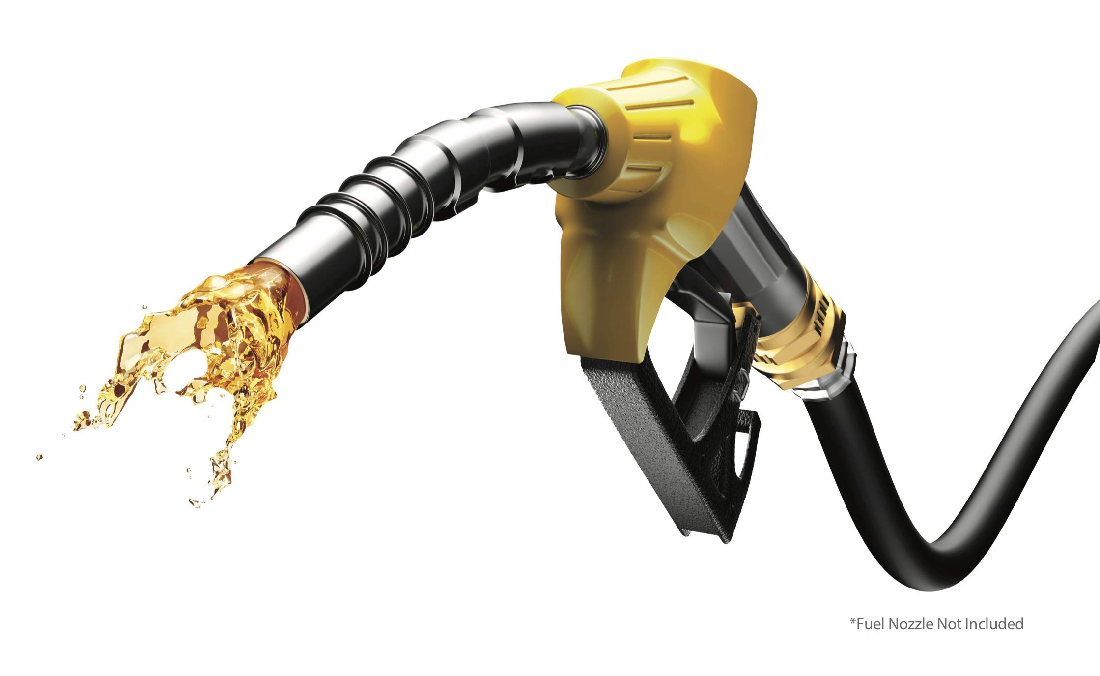 Oil Shield Next-Gen Farm Fuel Transfer Hose - Lightweight, 2X Kink Resistant, Antistatic - with 4 Finger Grip Bend Restrictors (1