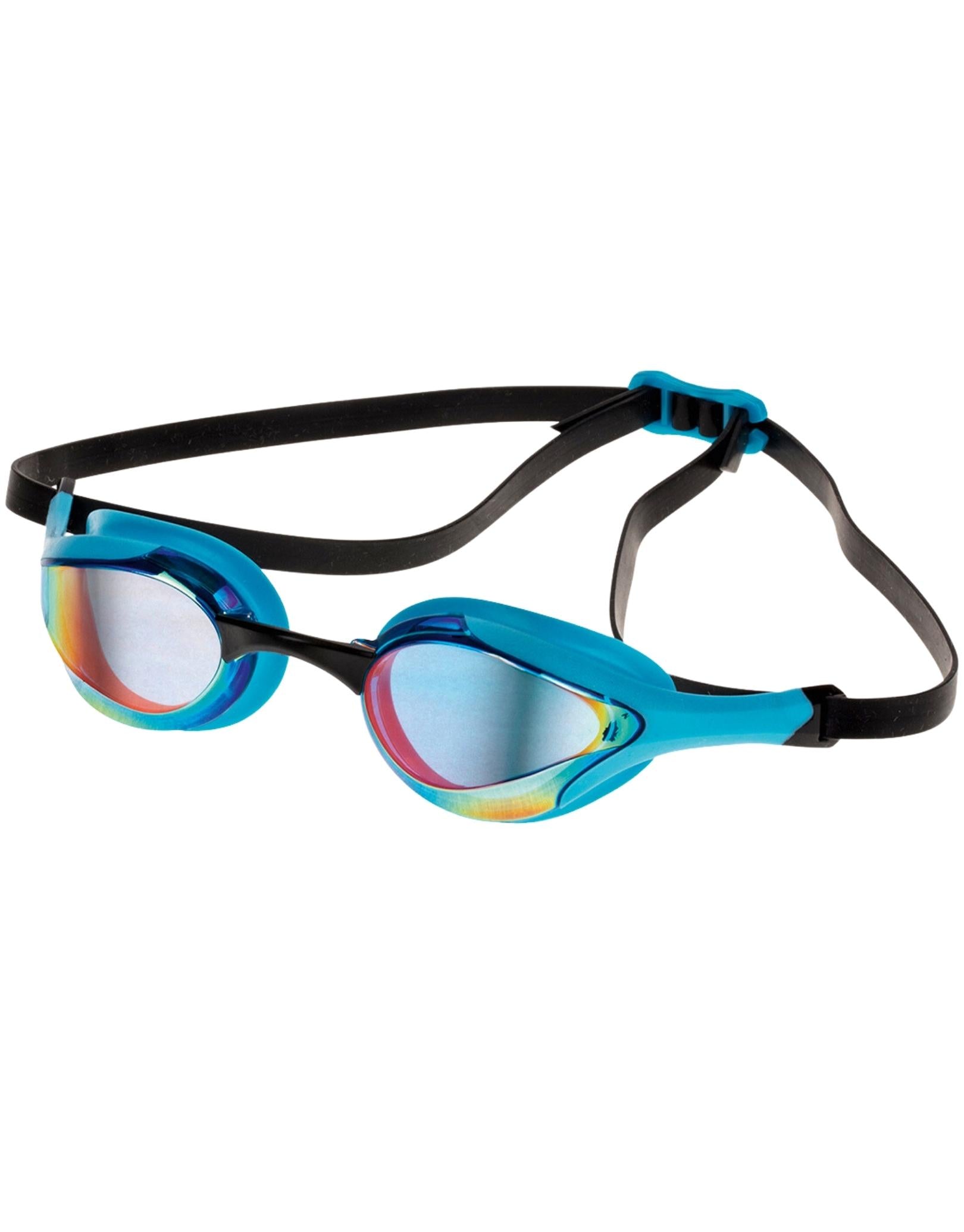 Leader Mirrored Adult Swim Goggles - UV Protection, Anti-Fog, Comfort Fit for Competitive Swimming & Training | Perfect for Pool, Open Water & Triathlon Use