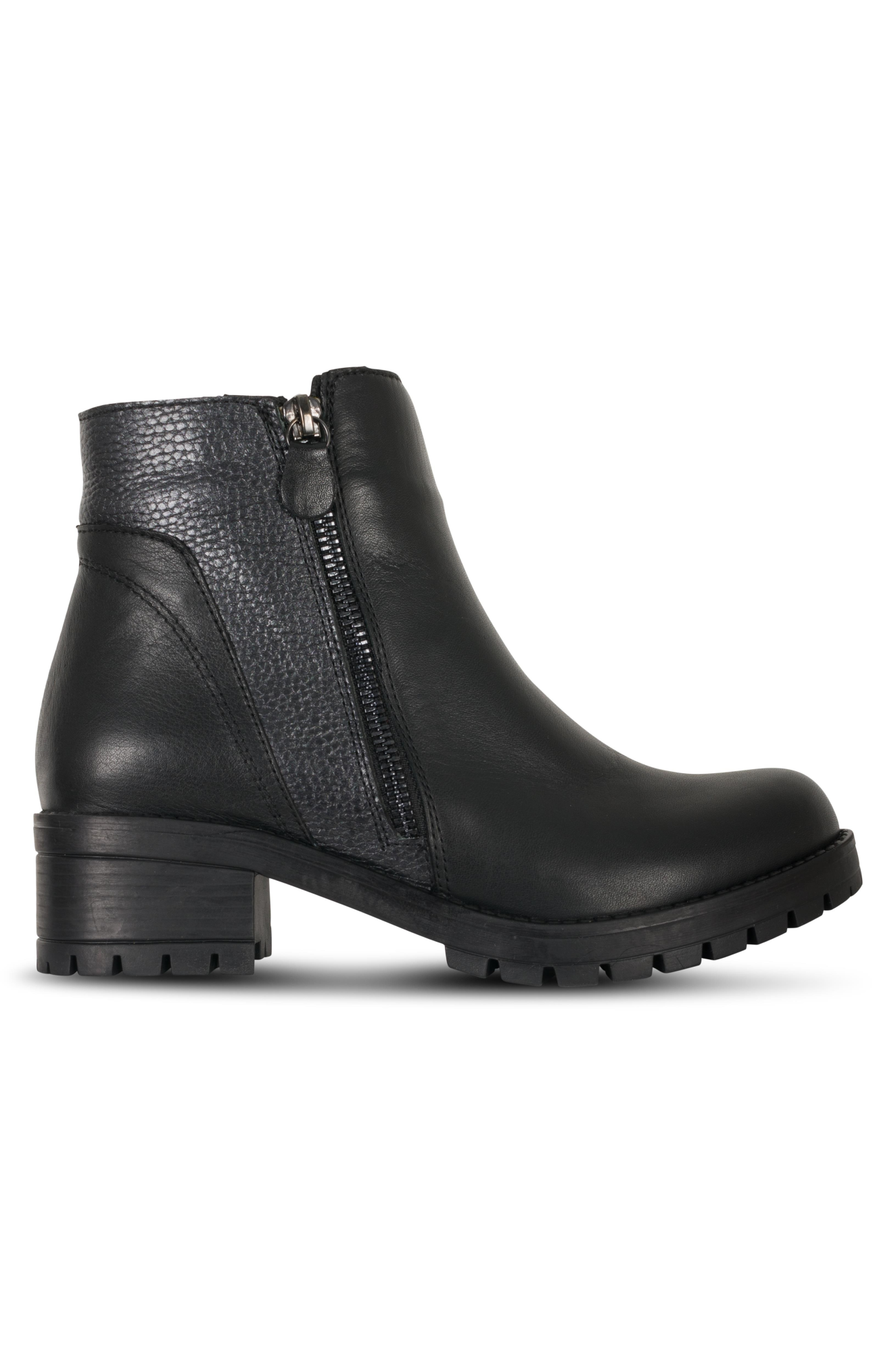 Premium Genuine Leather Ankle Boots for Women - Handcrafted in Turkey | Black Piper ZZ Style | Perfect for Casual Outfits, Office Wear & Date Nights