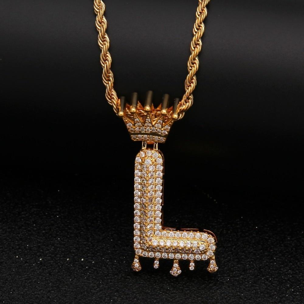 Elegant Chain Necklace with Letter L Pendant - Perfect for Gifts, Layering & Everyday Wear