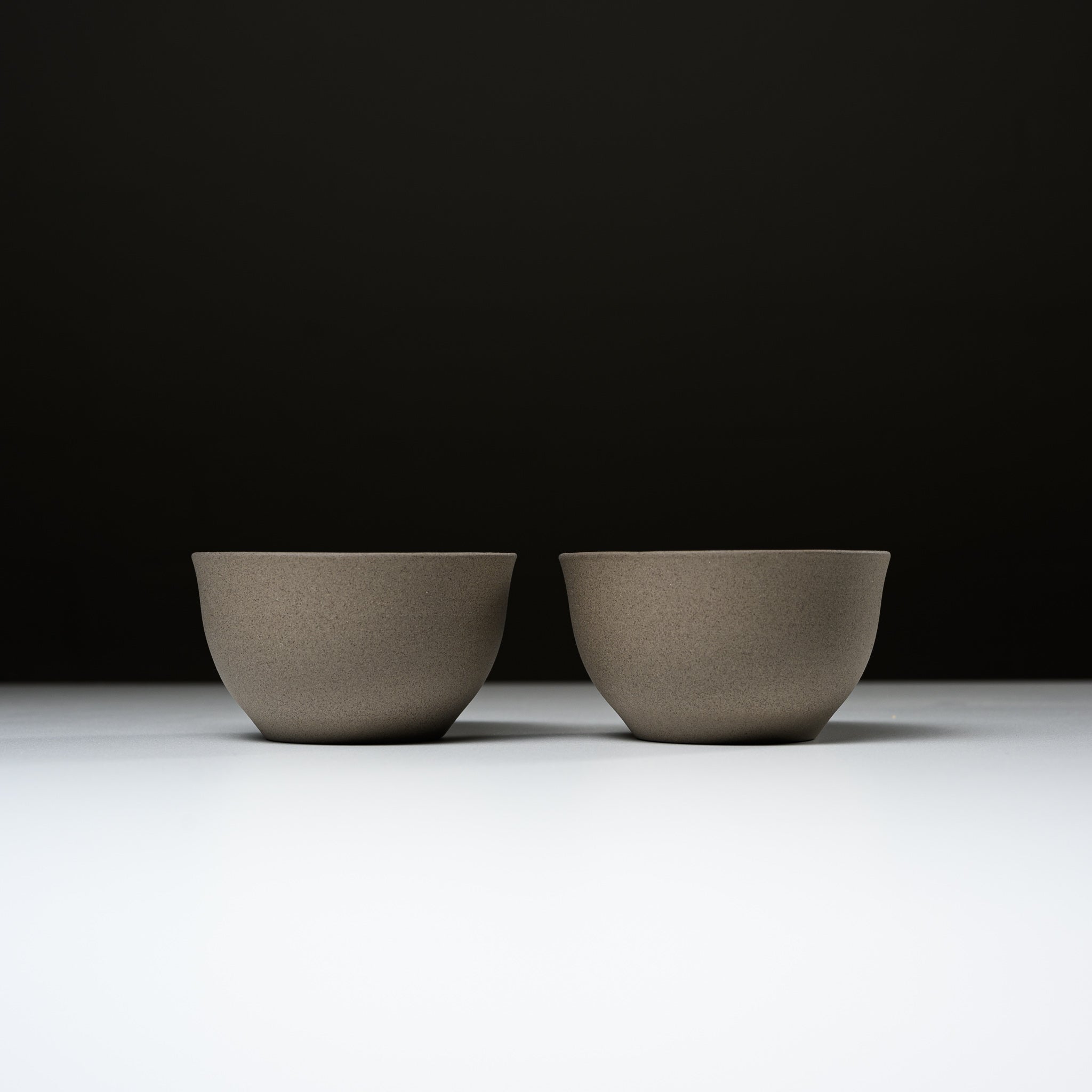 JINSUI Tokoname Ware Japanese Tea Cup Set - 2 Piece Handmade Ceramic Teacups in Elegant Grey | Perfect for Matcha, Green Tea & Herbal Tea | Ideal Gift for Tea Lovers & Zen Home Decor