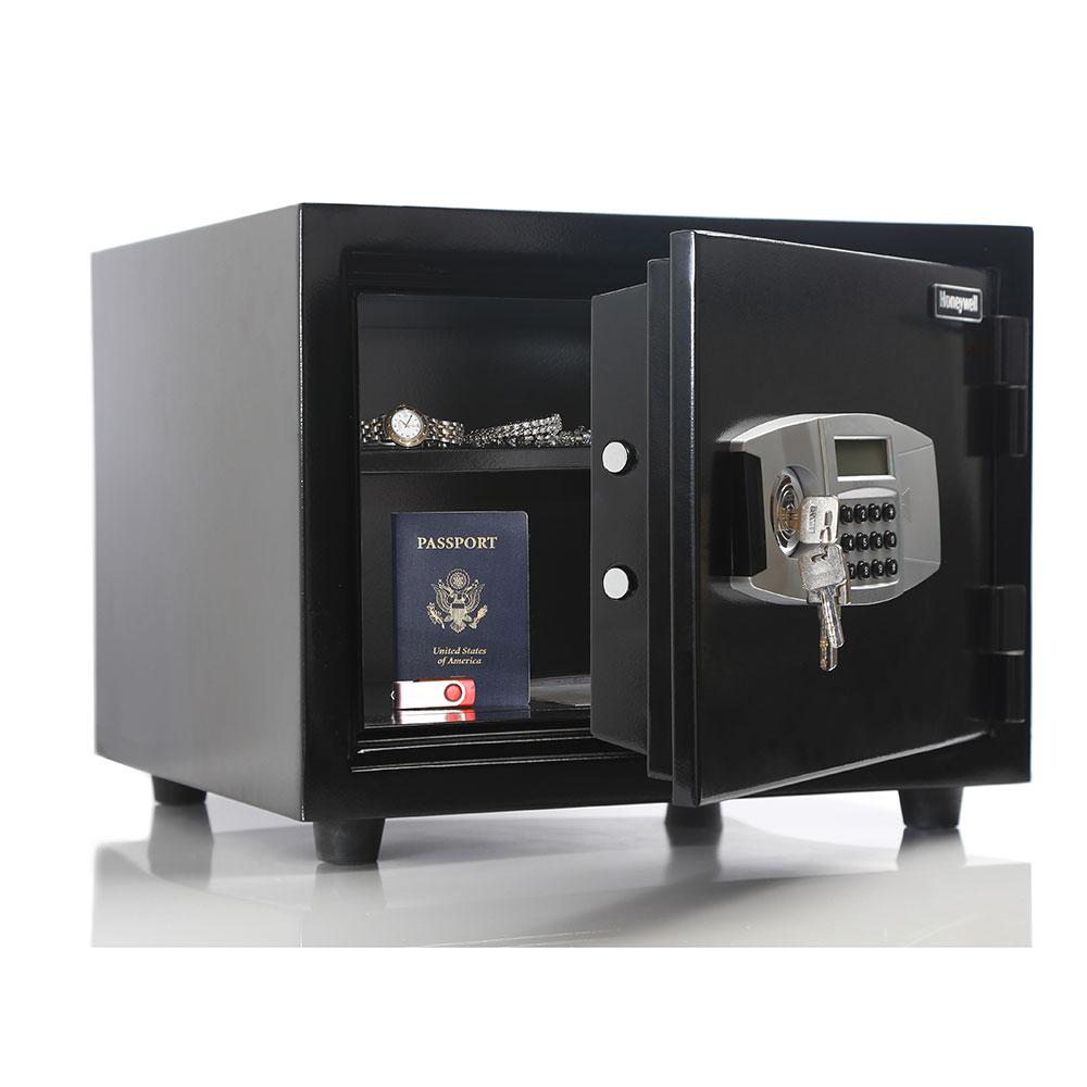 Honeywell 2114 1-Hour Fireproof Safe Box - Steel Security Safe for Home & Office - Protect Documents, Cash, Valuables from Fire & Theft