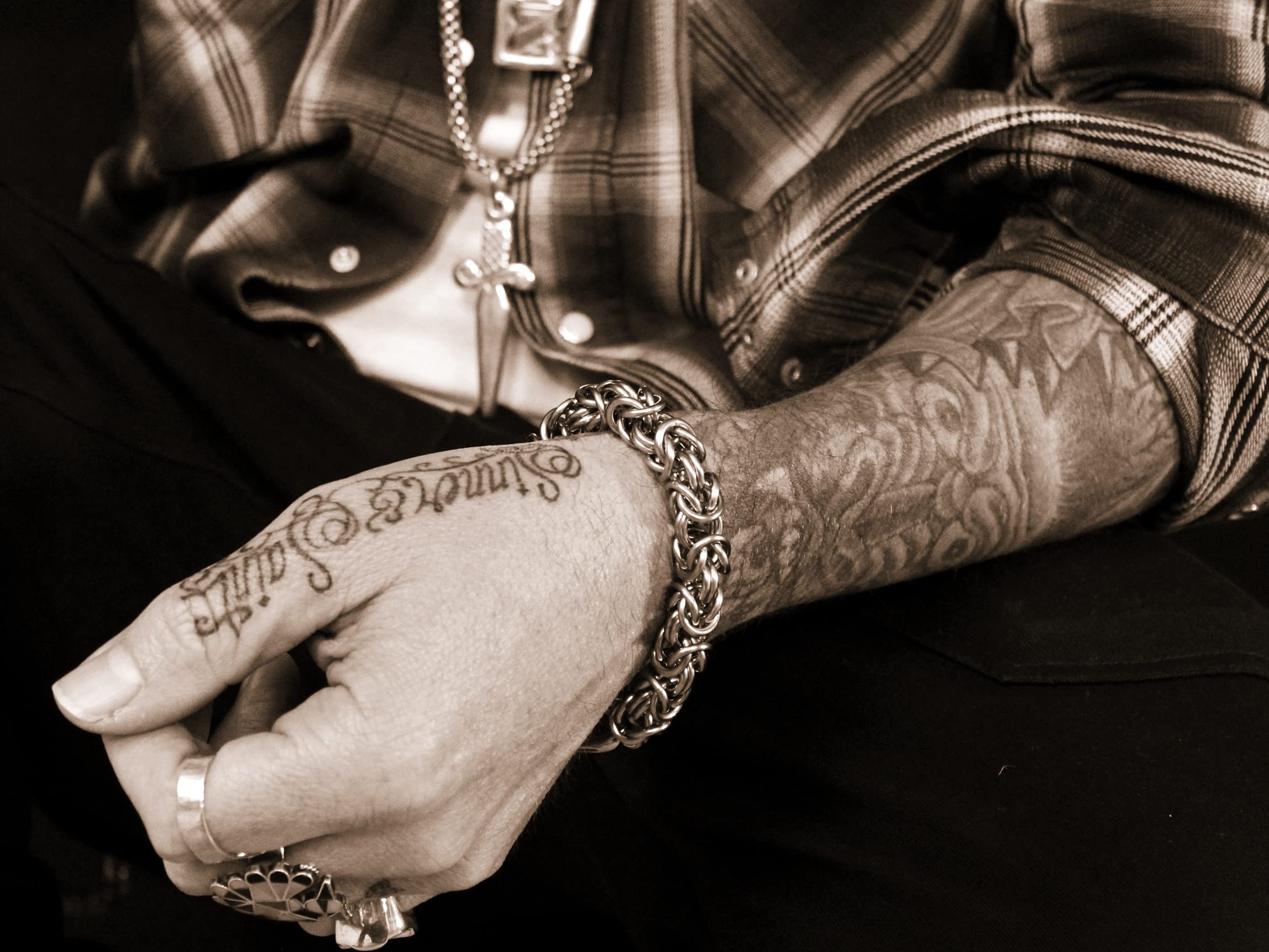 Men's Stainless Steel Byzantine II 14 Gauge Bracelet - Durable & Stylish Chain Link Jewelry for Casual Wear, Gifts & Special Occasions