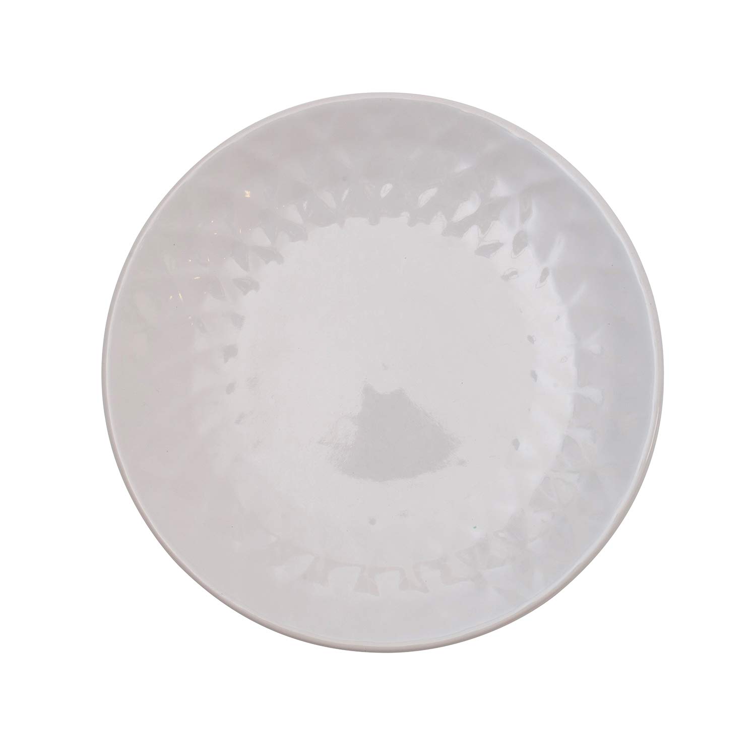 A&B Home 16-Piece Dinnerware Set - Glossy Cream Stoneware Plates, Bowls & Mugs with French Country Geometric Design - Service for 4 - Perfect for Family Dinners, Entertaining Guests & Everyday Use