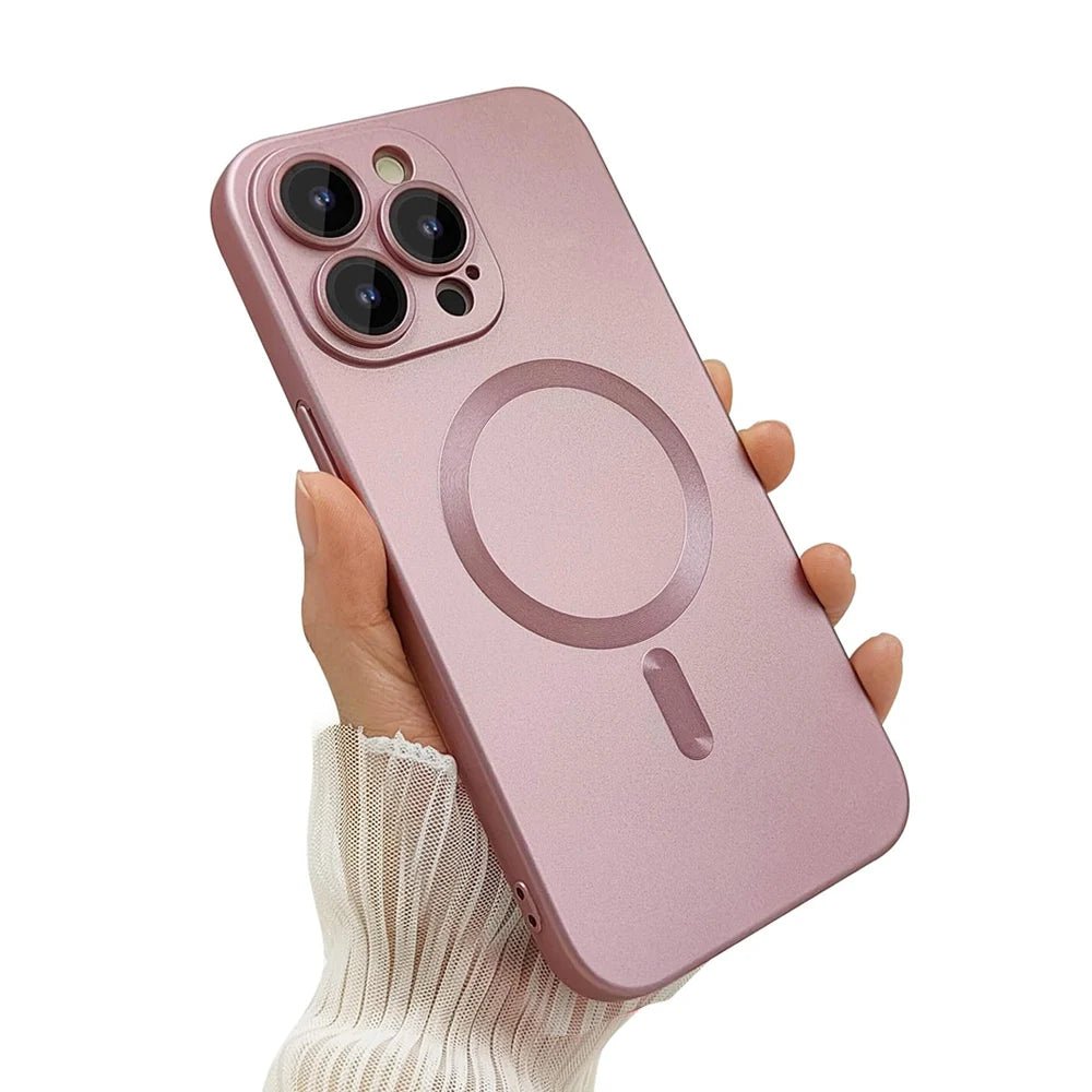 FlexiShield Ultra MagSafe iPhone Case - Shockproof & Anti-Scratch Protective Cover for iPhone 14/13/12 Pro Max - Perfect for Outdoor Activities, Work & Travel