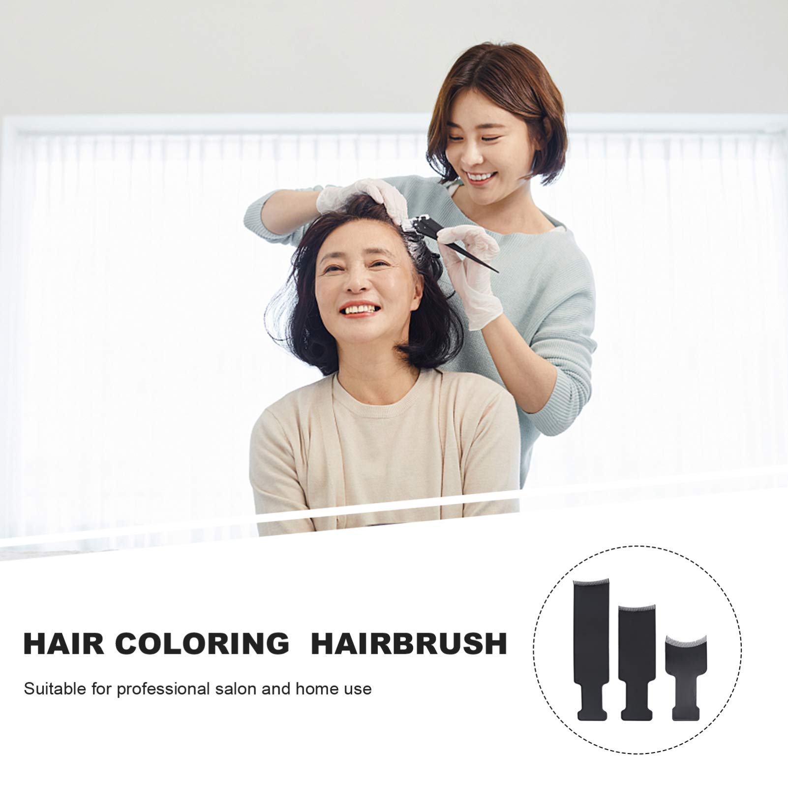Uonlytech Professional Hair Dye Board with Teeth - Balayage Highlighting Tool for Salon & Home Hair Coloring - Perfect for DIY Ombre, Foil Highlights & Hair Styling
