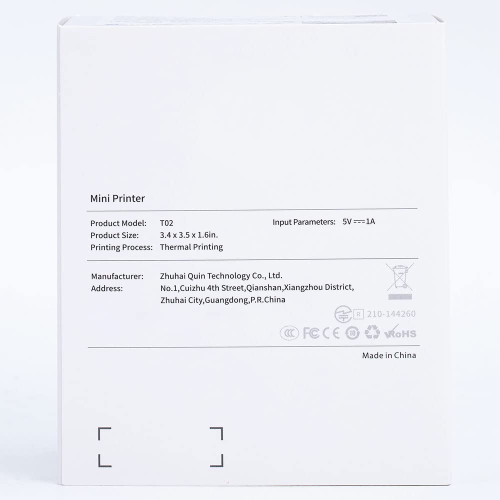 Memoking T02 Mini Thermal Sticker Printer - Portable Inkless Label Maker for Flashcards, Journals & Photos | Green Compact Sticker Machine for Students, DIY Projects & Home Organization