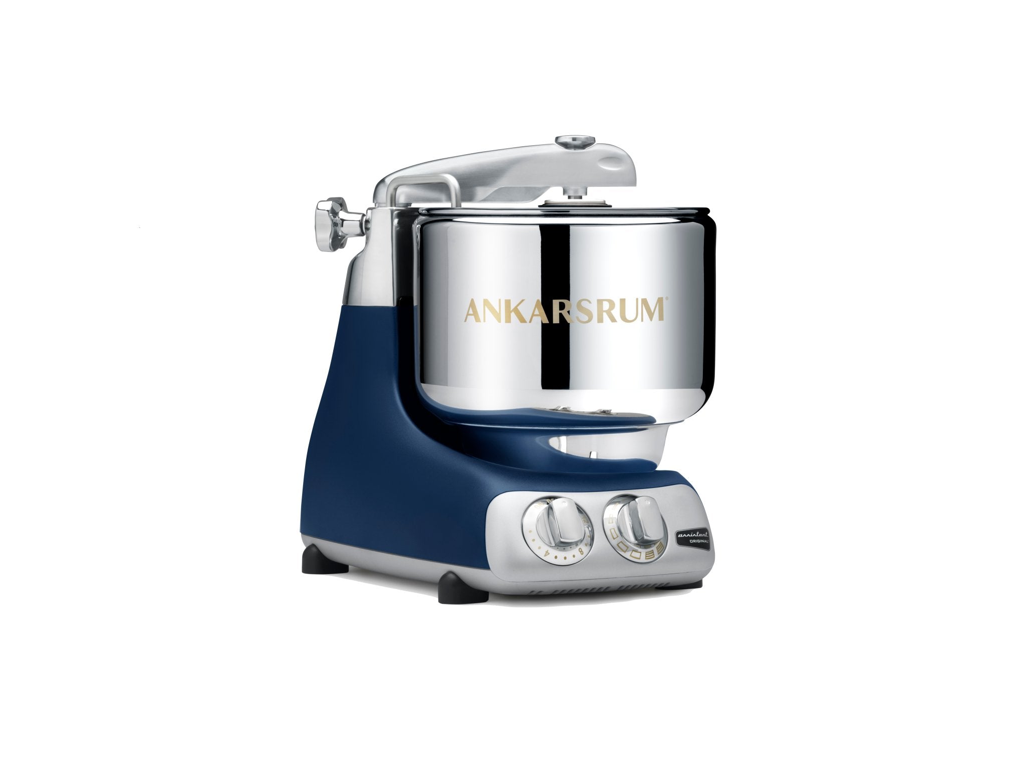 Ankarsrum AKM6230 Stand Mixer - 7QT Powerful Kitchen Mixer with 10 Speeds, Dough Hook & Whisk - Royal Blue for Baking, Cooking & Meal Prep