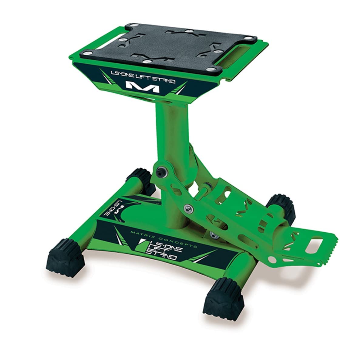 Matrix LS-One Lift Green Stand Dirt Bike Off Road - Heavy Duty Motorcycle Stand for Easy Maintenance & Storage - Perfect for Garage, Trail Riding & Motocross Enthusiasts