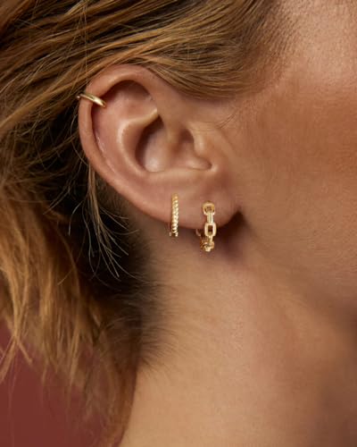 3 pair gold earrings4