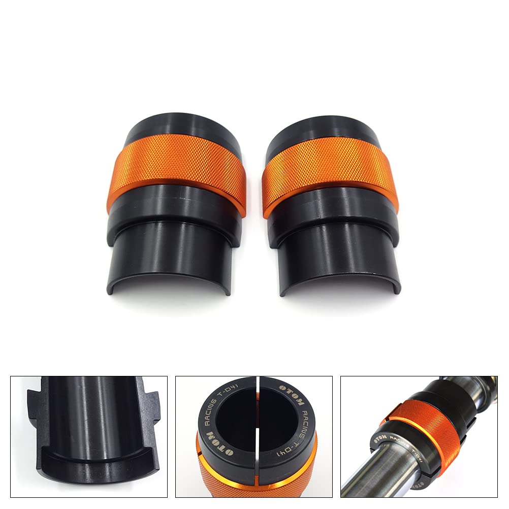 41mm Motorcycle Fork Seal Driver Tool - Fork Seal Removal & Installation Kit for Dirt Bikes, ATVs (Orange) - Perfect for DIY Motorcycle Maintenance & Repair