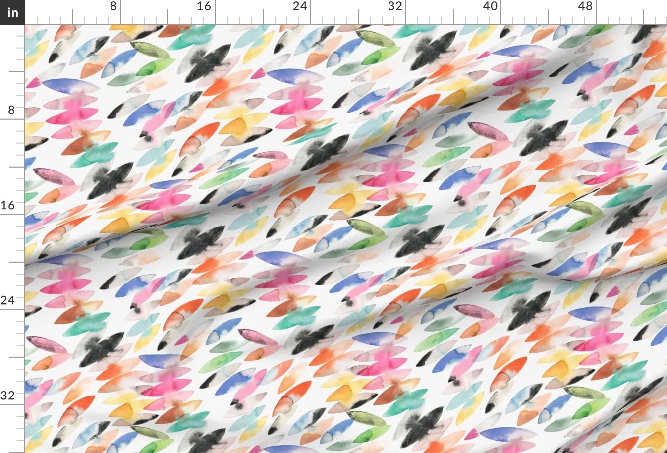 Surf Geometry Sports Boardsports Printed Satin Fabric by The Yard - Premium Spoonflower Fabric for Sewing, Lining, Apparel, Fashion, Blankets & Home Decor | Perfect for Surf-Themed Clothing, Beachwear & Coastal Home Decor