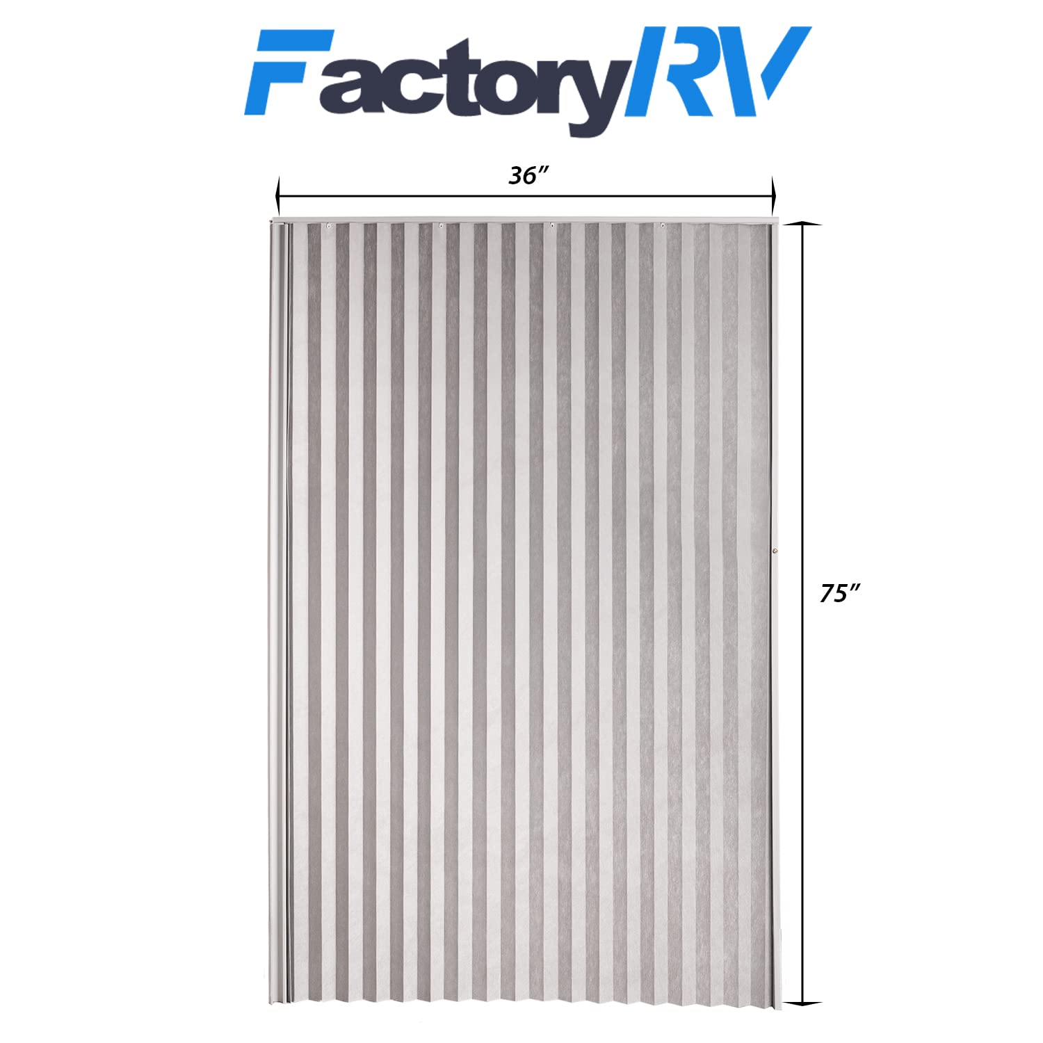 RV Pleated Folding Doors - Space Saving Camper & Closet Folding Door 36