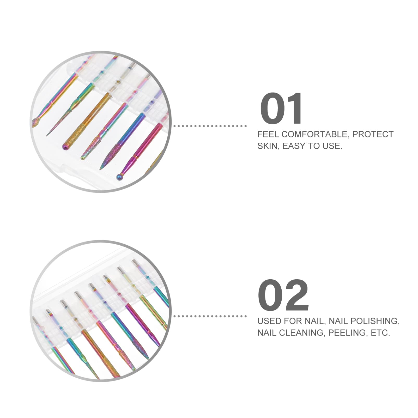 Minkissy Professional Nail Drill Bits Set - 1PC Tungsten Steel Russian Manicure File, Electric Nail Grinder & Polisher for Gel Nails, Pedicure & Acrylic Nails - Perfect for Salon, Home & Professional Nail Care