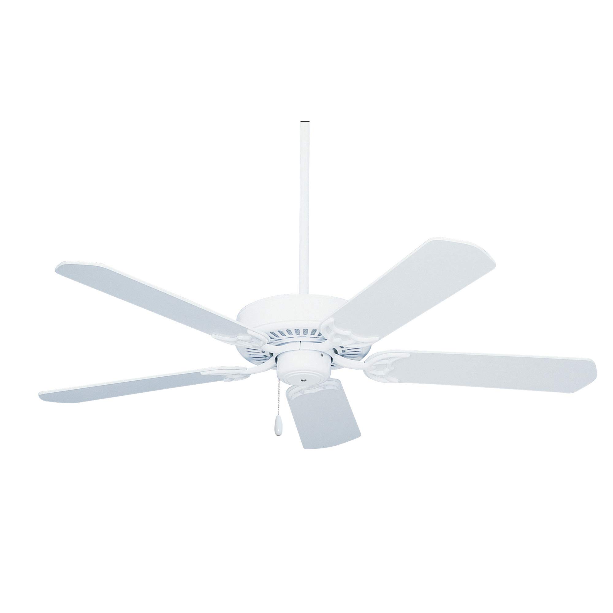 Emerson CF652WW 52-Inch Indoor/Outdoor Ceiling Fan with Damp Rating & Light Kit Compatibility - Appliance White Finish - Perfect for Patio, Bedroom & Living Room Cooling