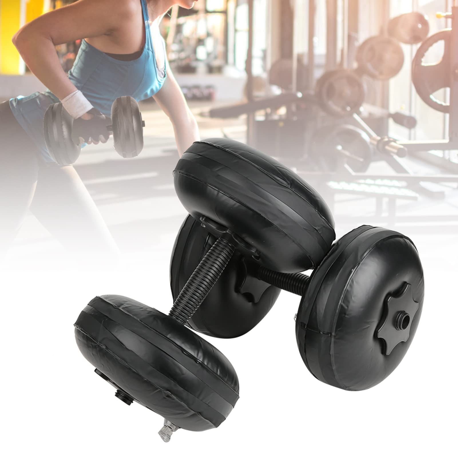 Kelepu 8-10 kg Water Filled Adjustable Dumbbells for Women - Portable Home Fitness Weights for Yoga, Strength Training & Indoor Workouts - Perfect for Home Gym, Apartment Exercise & Beginner Workouts