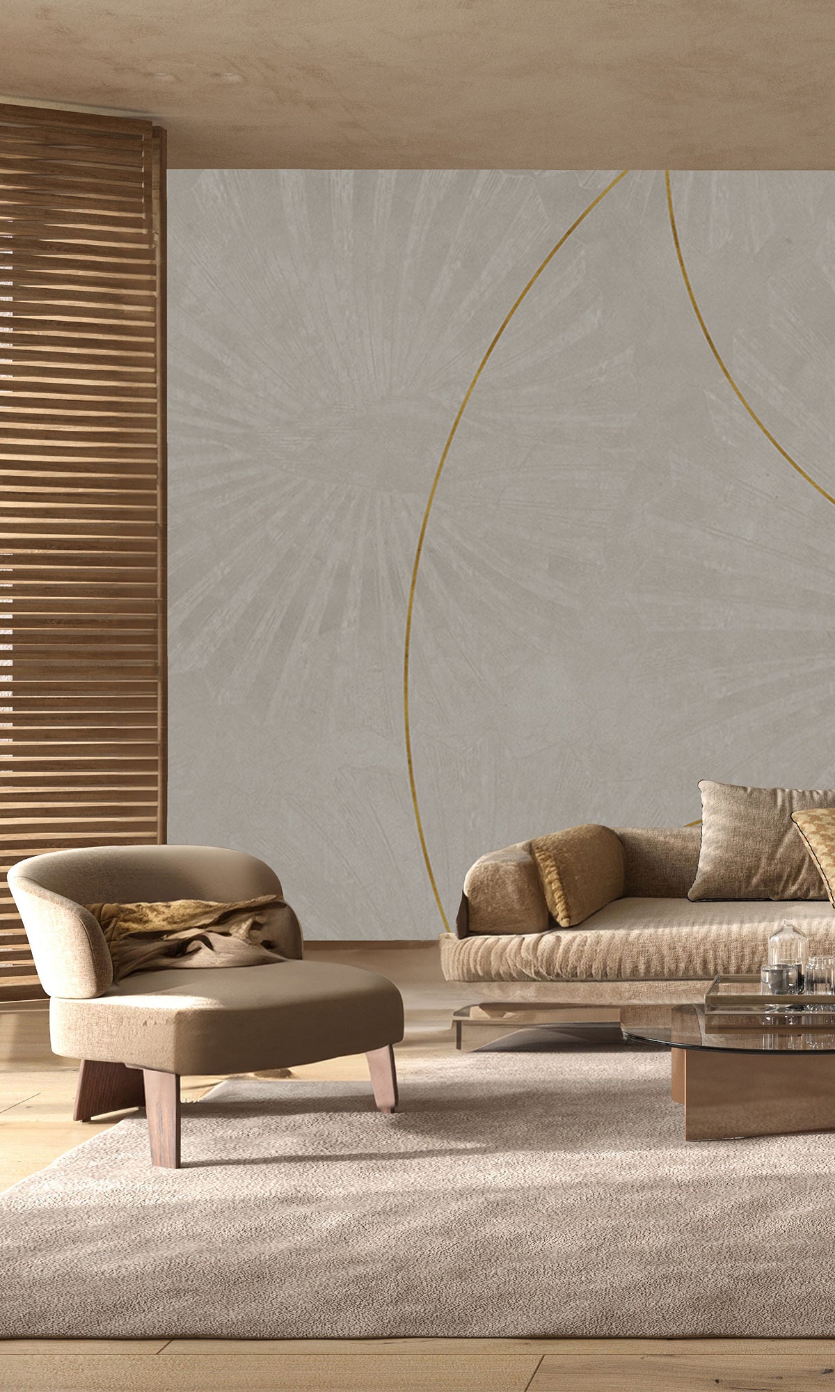 Cloud Grey Abstract Geometric Peel and Stick Wallpaper M2586 - Modern Self-Adhesive Removable Wall Mural for Living Room, Bedroom, or Office Decor