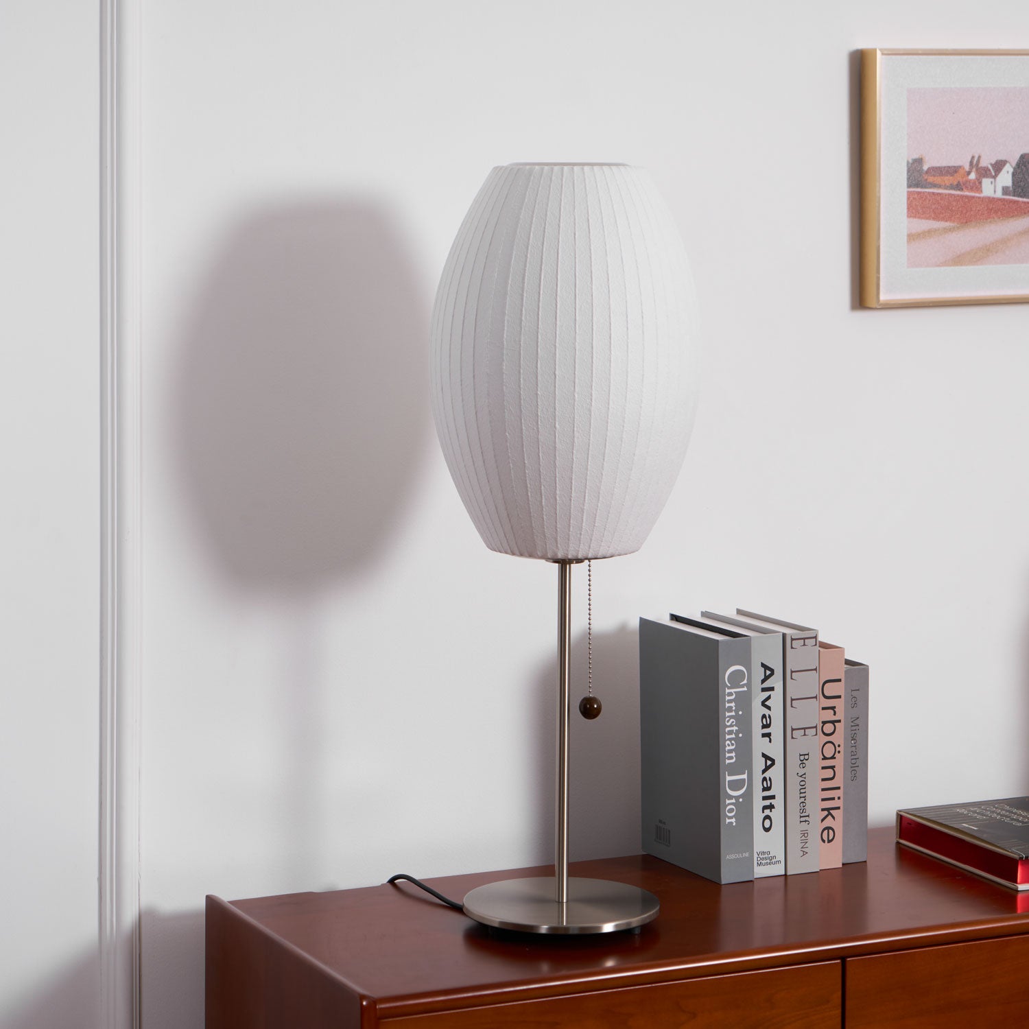 Nelson Table Lamp - Mid Century Modern LED Desk Lamp for Home & Office - Perfect for Living Room, Bedroom, or Study Lighting