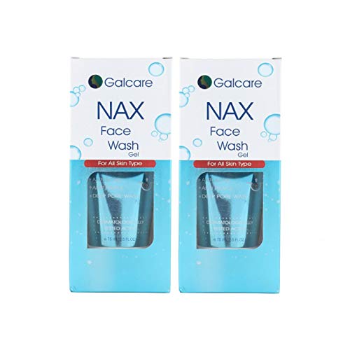Nax Anti Acne Face Wash Gel with Neem & Tea Tree - Gentle Cleansing for Oily & Acne-Prone Skin (Pack of 2) | Daily Skincare Routine, Morning & Night Use