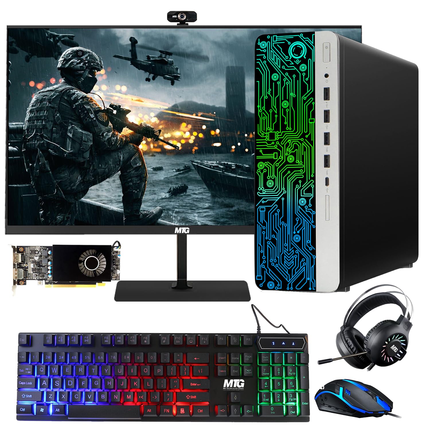 HP G3 Gaming PC - Intel i7, 16GB RAM, RX 550 | Perfect for Esports & Streaming