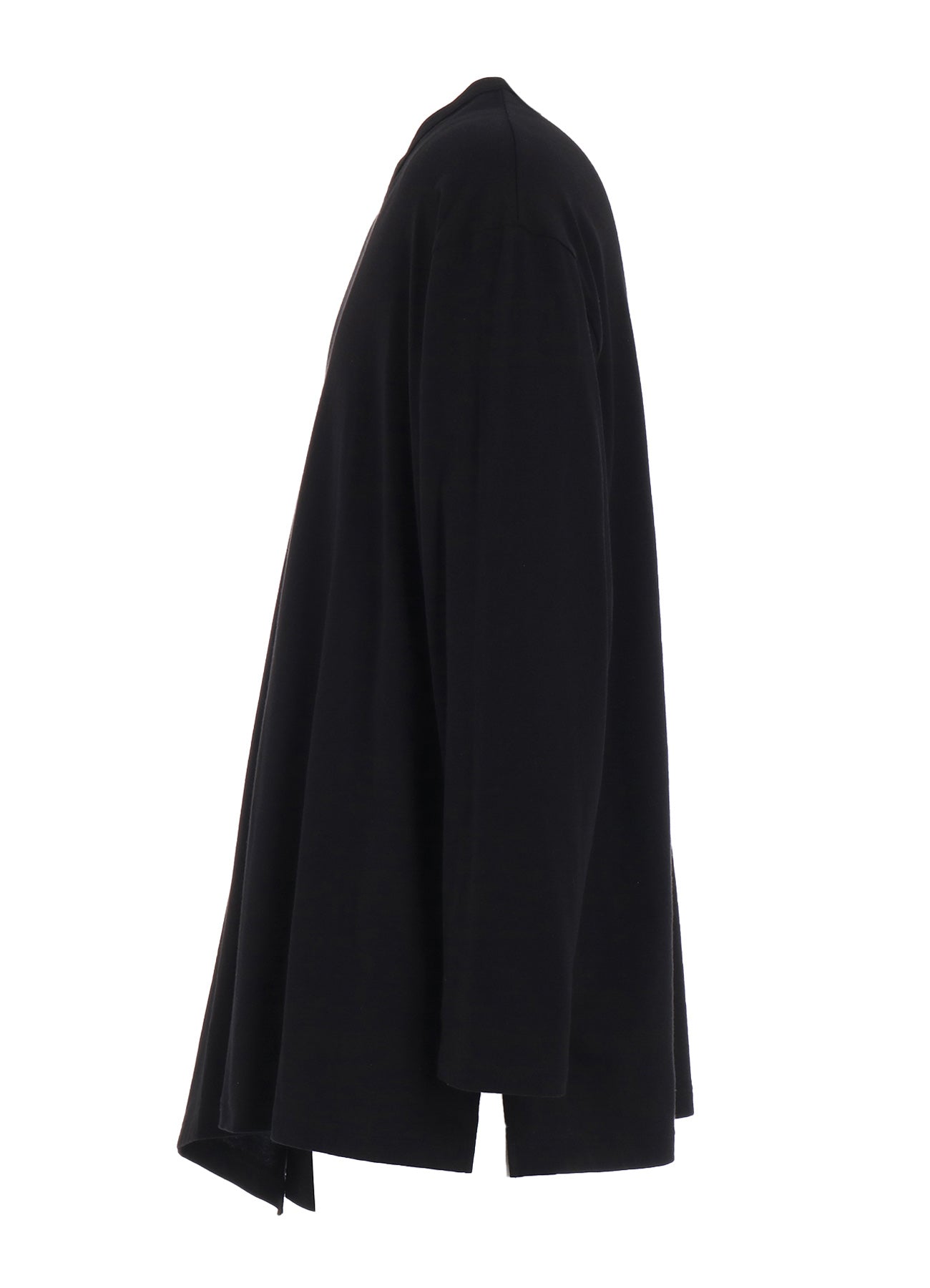 Soft Cotton Jersey Fabric Long Sleeve Draped T-Shirt for Women - Comfortable Casual Wear for Everyday Outfits & Layering