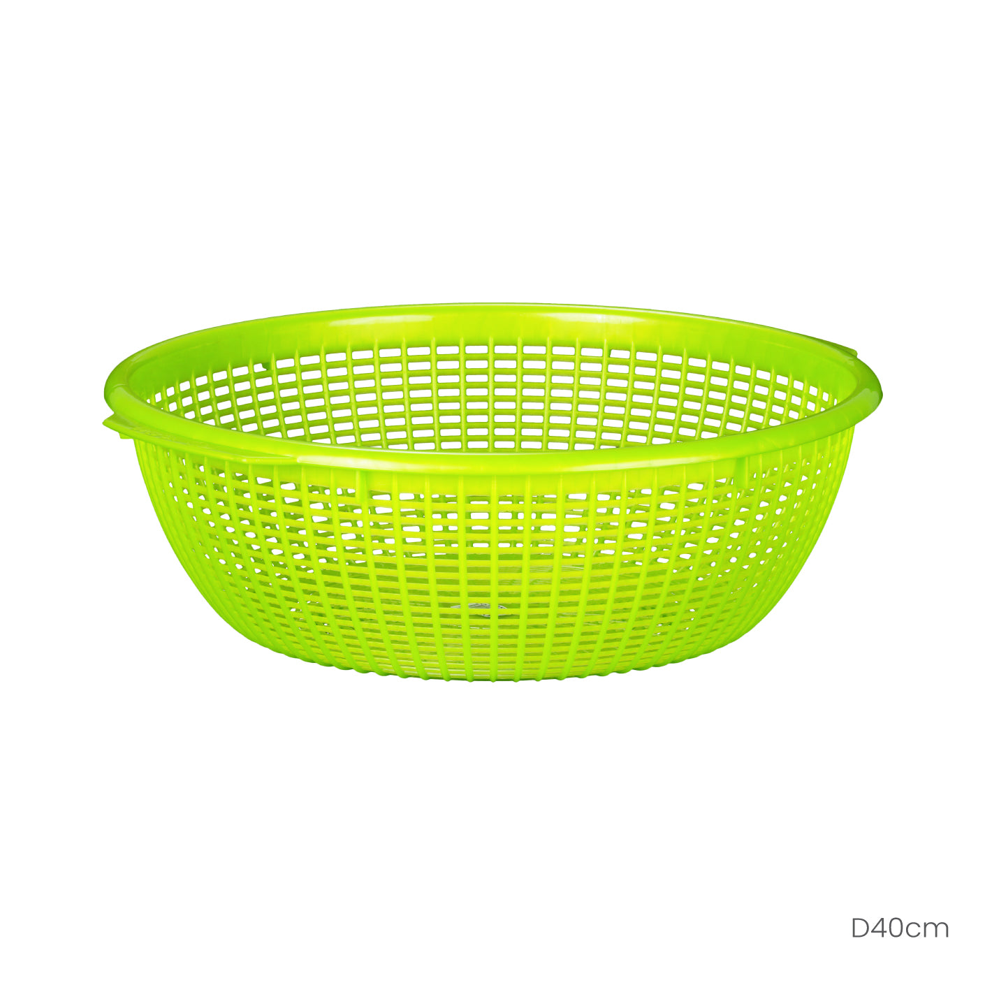 Stainless Steel Round Colander 40cm (8140) - Durable Kitchen Strainer for Pasta, Vegetables & Fruits - Perfect for Cooking, Baking & Meal Prep