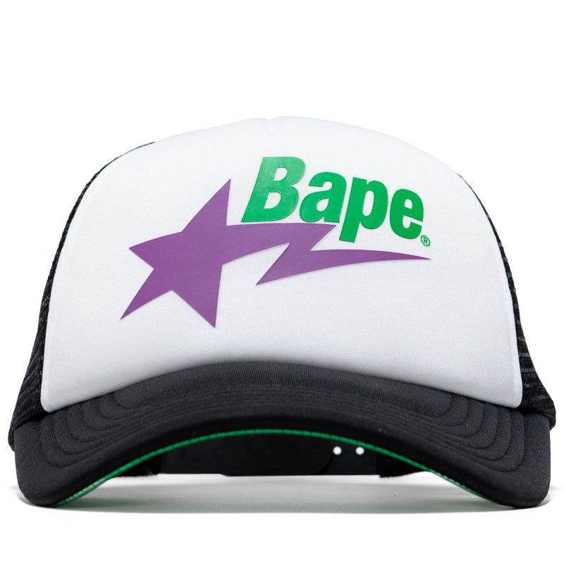 Bape Sta Logo Cap - Black | Official A Bathing Ape Baseball Hat for Men & Women | Streetwear Fashion Accessory for Urban Style & Hip Hop Outfits