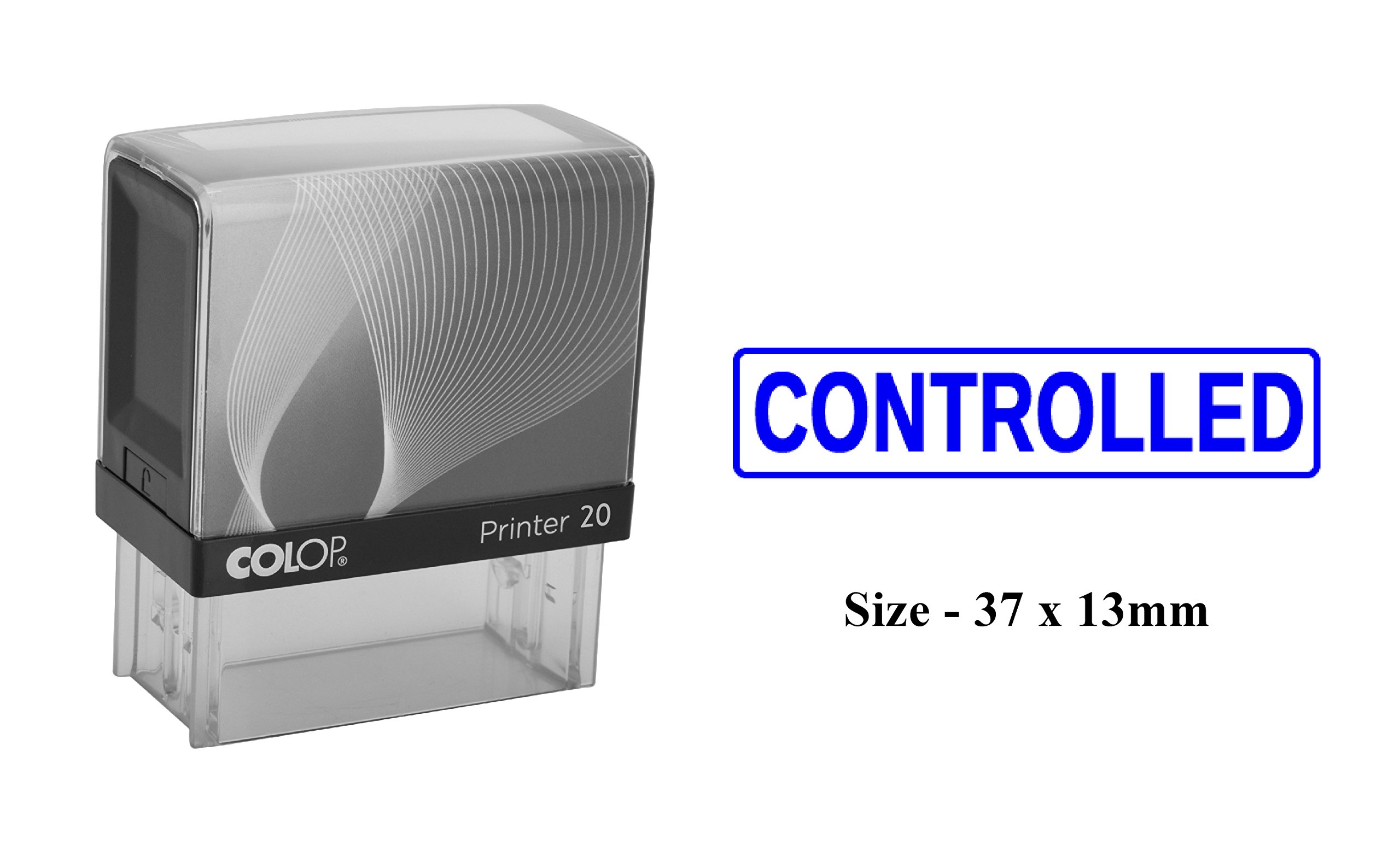 Colop Self-Inking Rubber Stamp - Clear Office Stamp for Professional Documents | Perfect for Business Forms, Contracts & Paperwork