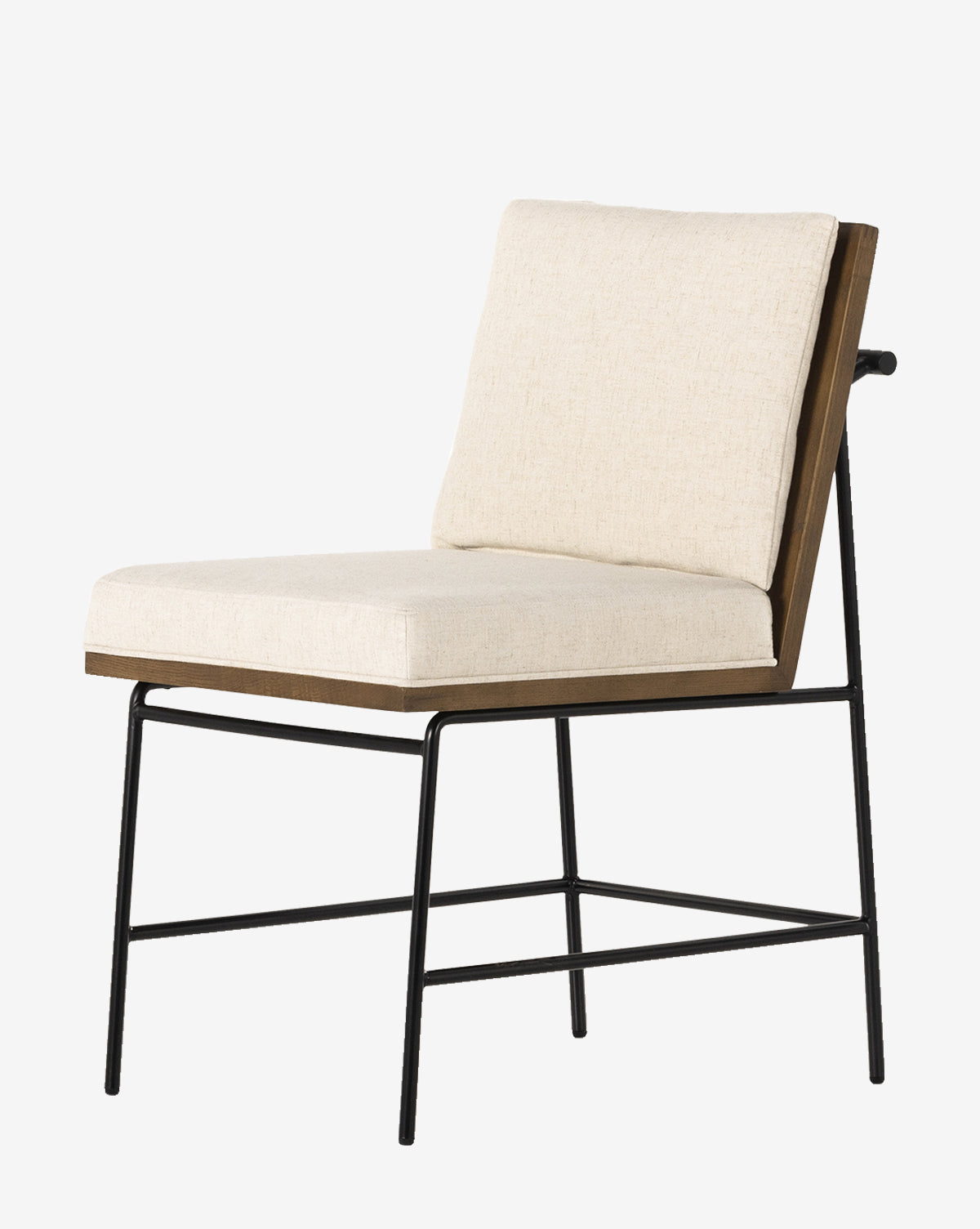 Selas Modern Dining Chair - Sturdy Wooden Kitchen Chairs with Padded Seat - Comfortable for Dining Room, Kitchen, Restaurant & Cafe Use