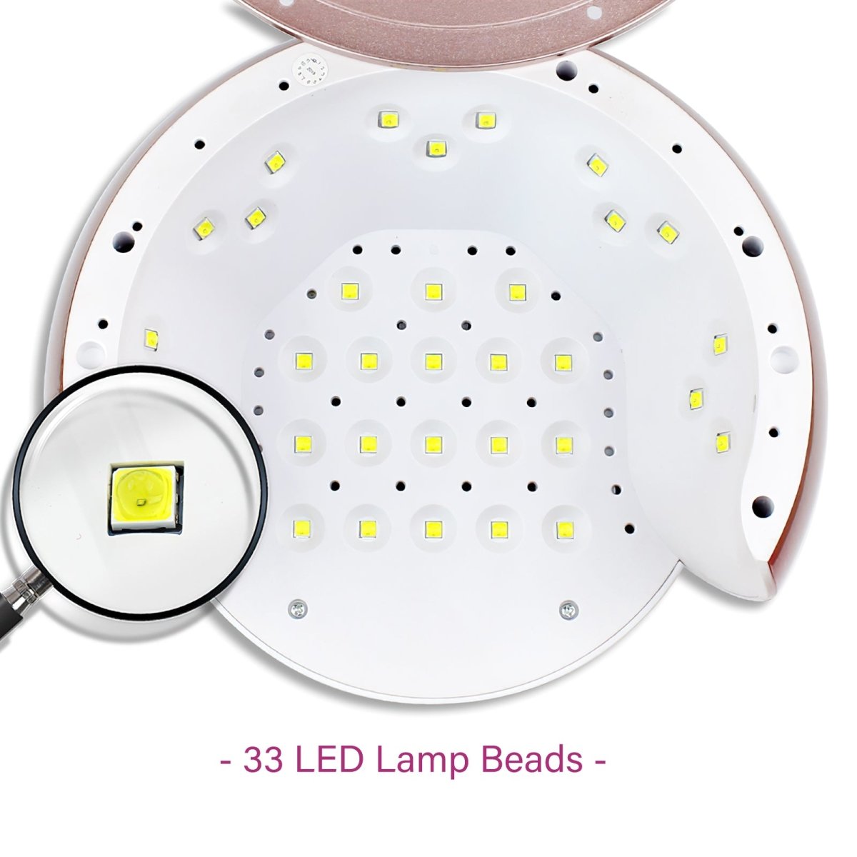 48W UV LED Nail Dryer Lamp for Gel Polish - Professional Salon Quality Manicure & Pedicure Light with Timer, Fast Curing for Home & Nail Salon Use