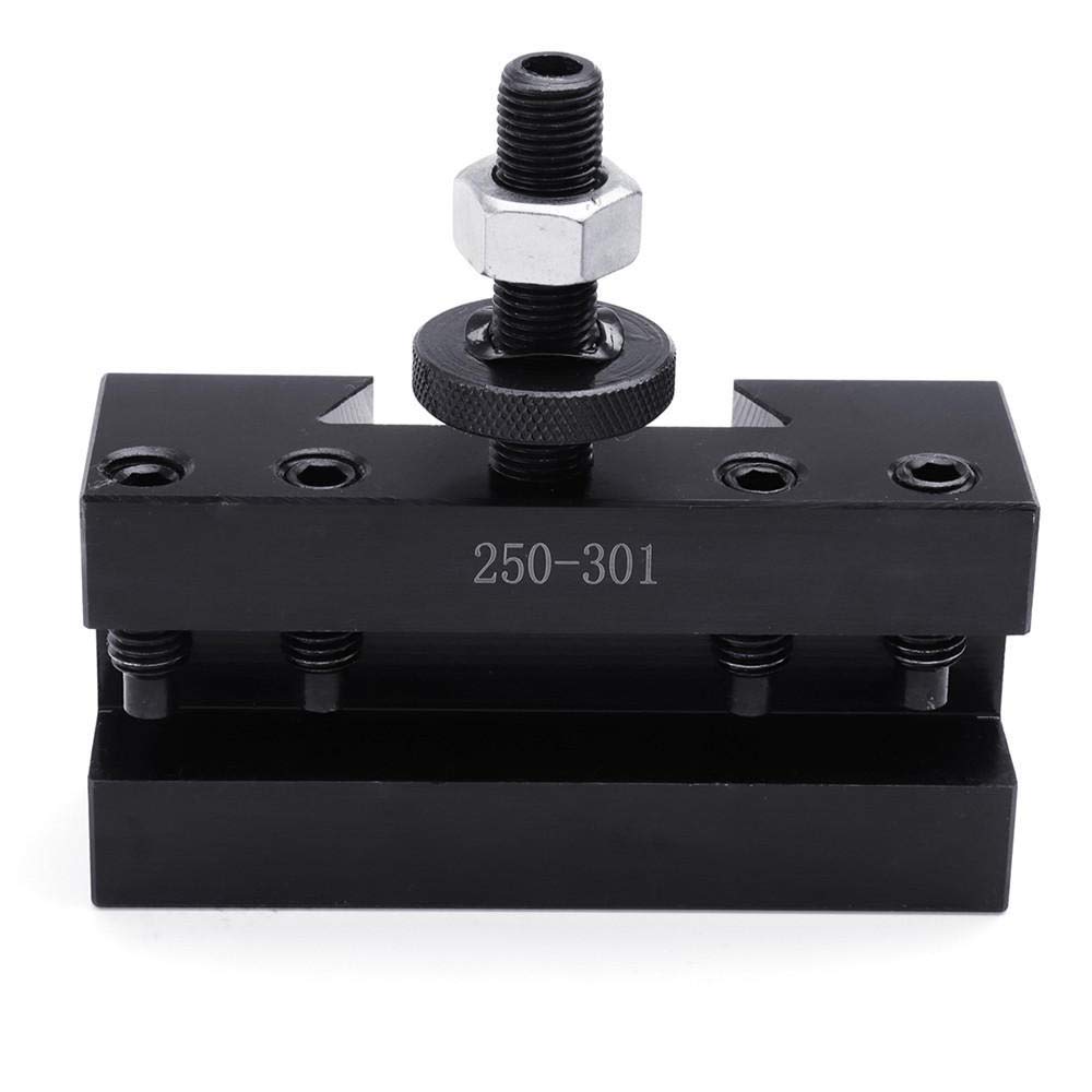 250-301 Quick Change Tool Post & Holder Set for CNC Lathe - Turning & Facing Tool Kit | Power Tools for Metalworking & Woodworking Projects