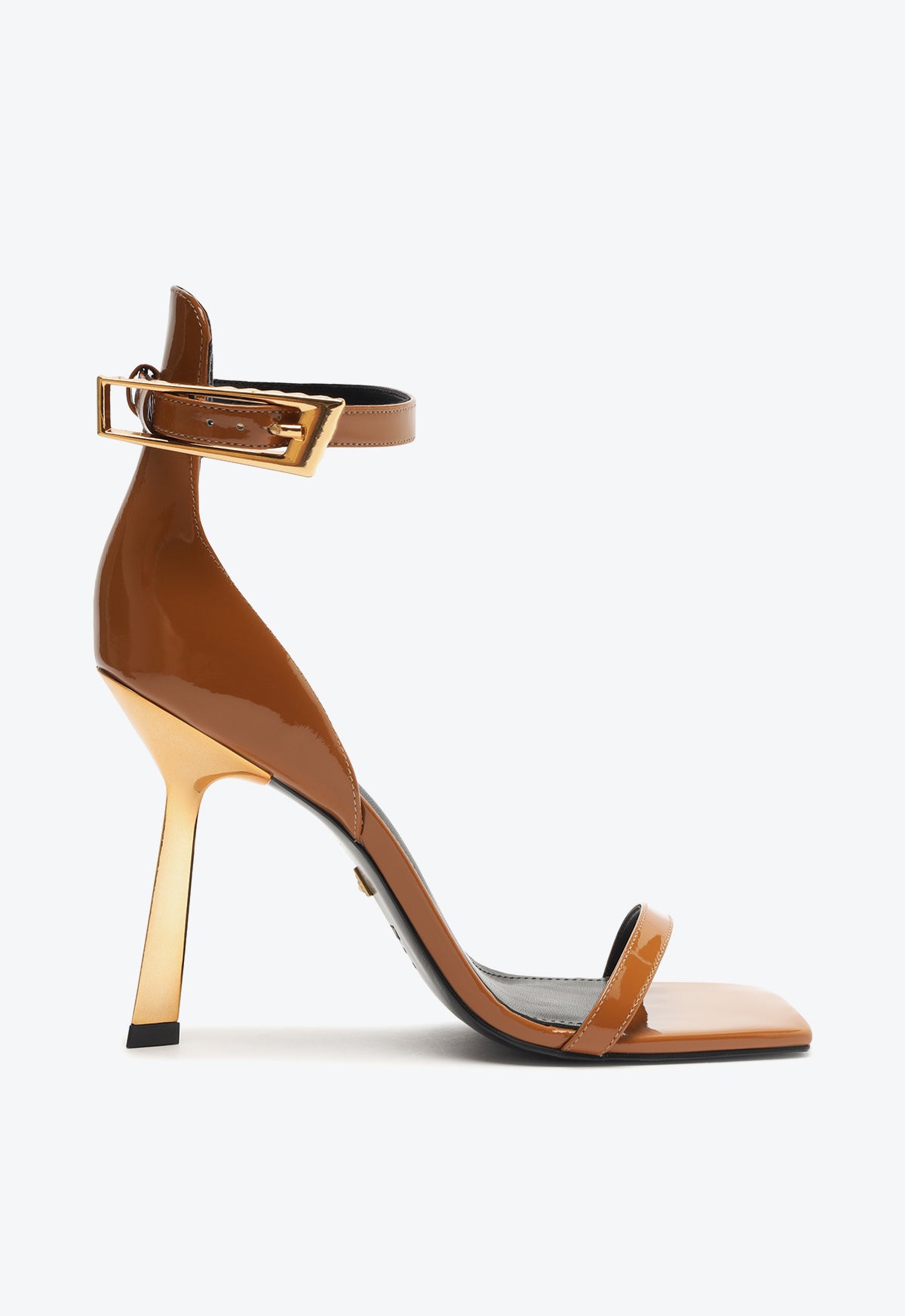 Ciara Women's Patent Leather Sandals - Comfortable Strappy Heeled Sandals for Summer, Weddings & Parties | Fashionable Dress Shoes for Women