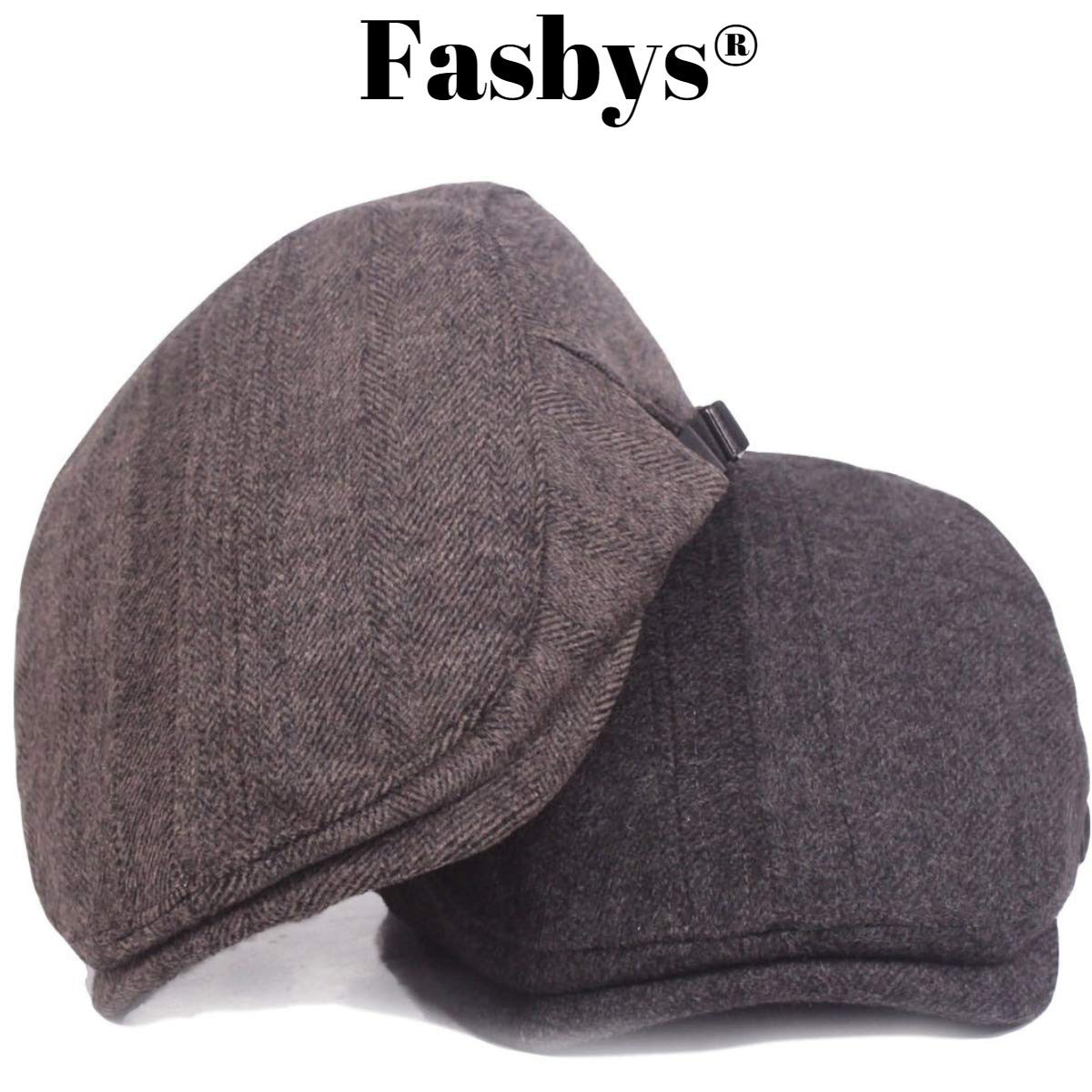 Vintage Newsboy Cap for Men - Classic Ivy Cabbie & Golf Hat - Flat Driving Cap for Hunting, Golfing & Casual Wear