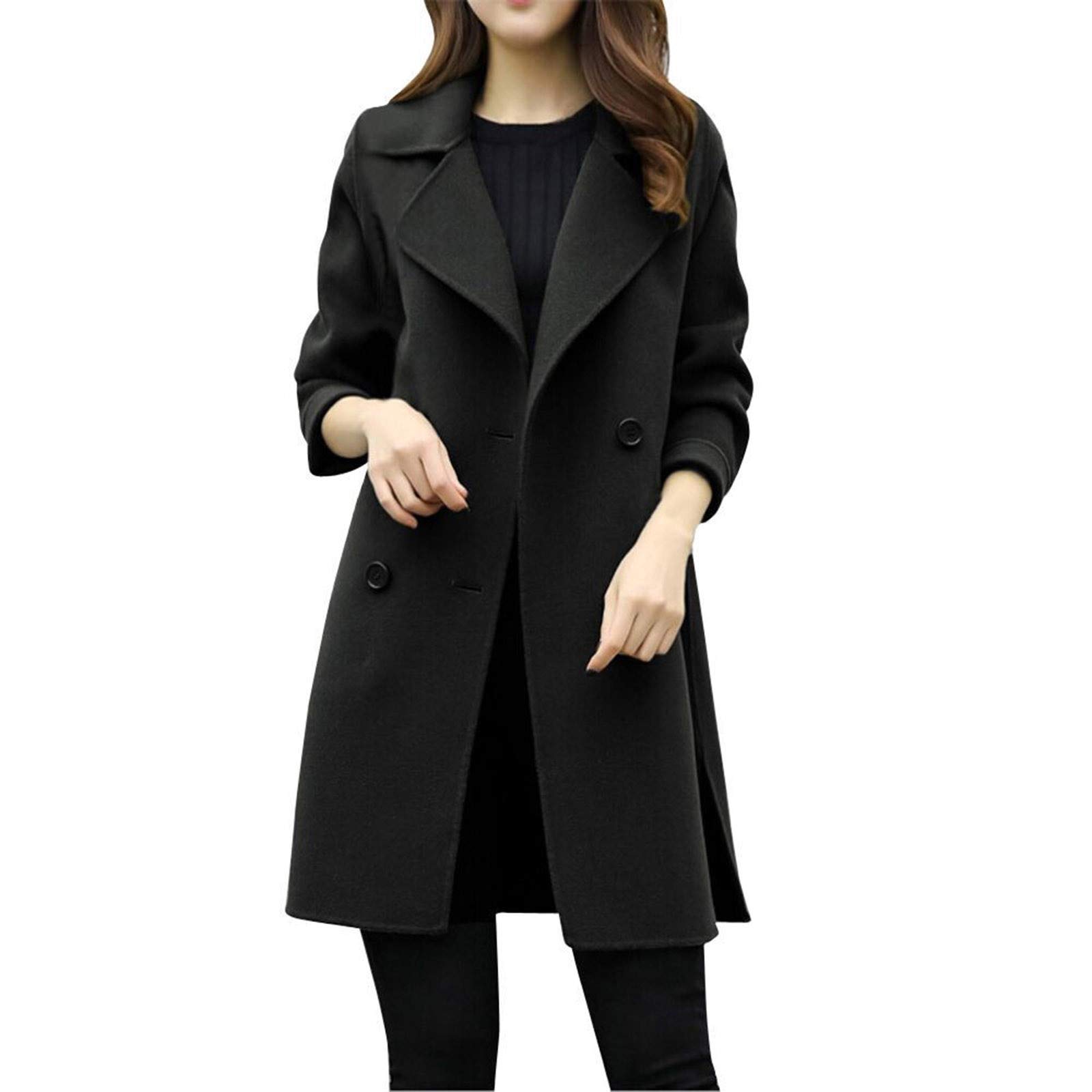 Women's Slim Fit Fleece Lined Jacket - Winter Warm Overcoat & Autumn Casual Cardigan for Athletic Wear | Cozy Outerwear for Work, Travel & Outdoor Activities
