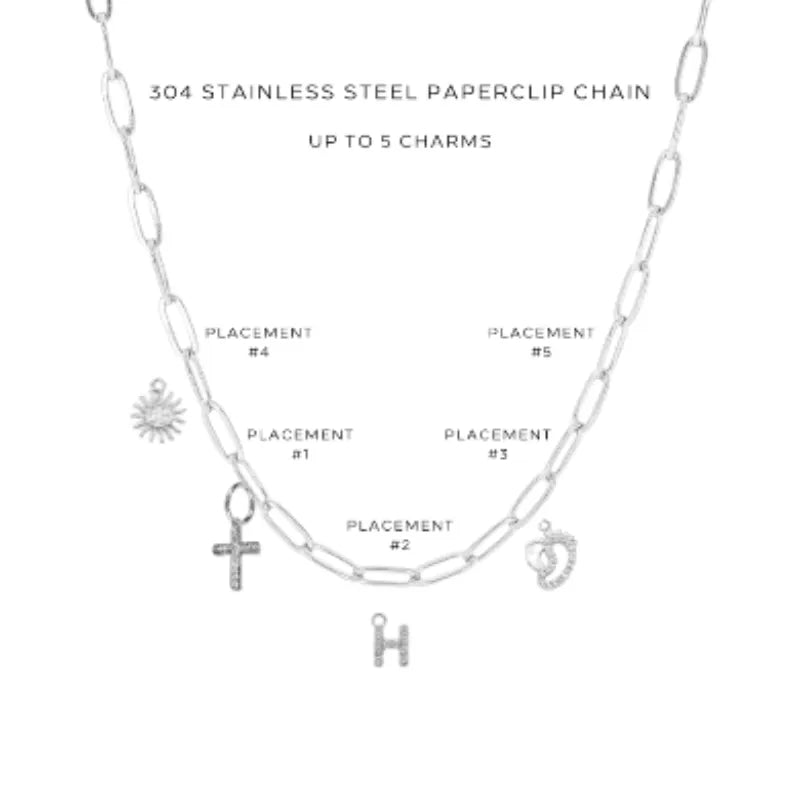 Elegant Charm Necklace with Assorted Charms - Perfect for Gifts, Parties & Everyday Wear | $40.00