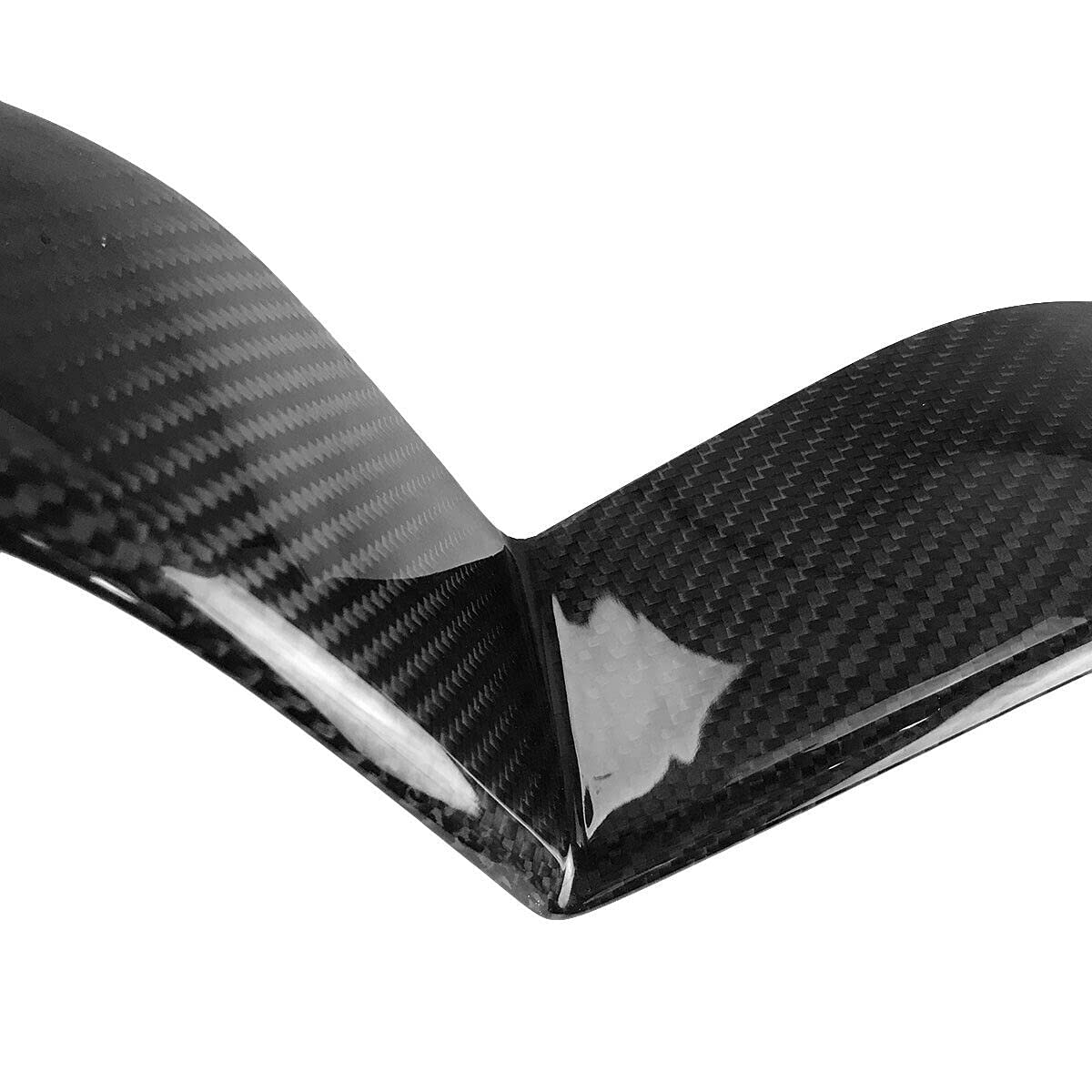 Tesla Model X Front Real Carbon Fiber Grille Cover Trim for 2016-2021 - Premium Twill Weave Design for Enhanced Style & Protection | Perfect for Car Enthusiasts & Custom Upgrades