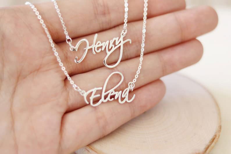 Custom Name Necklace for Women - Personalized 18K Gold Plated Layered Name Necklace - Unique Birthday Gift for Her - Perfect for Anniversaries, Valentine's Day & Special Occasions