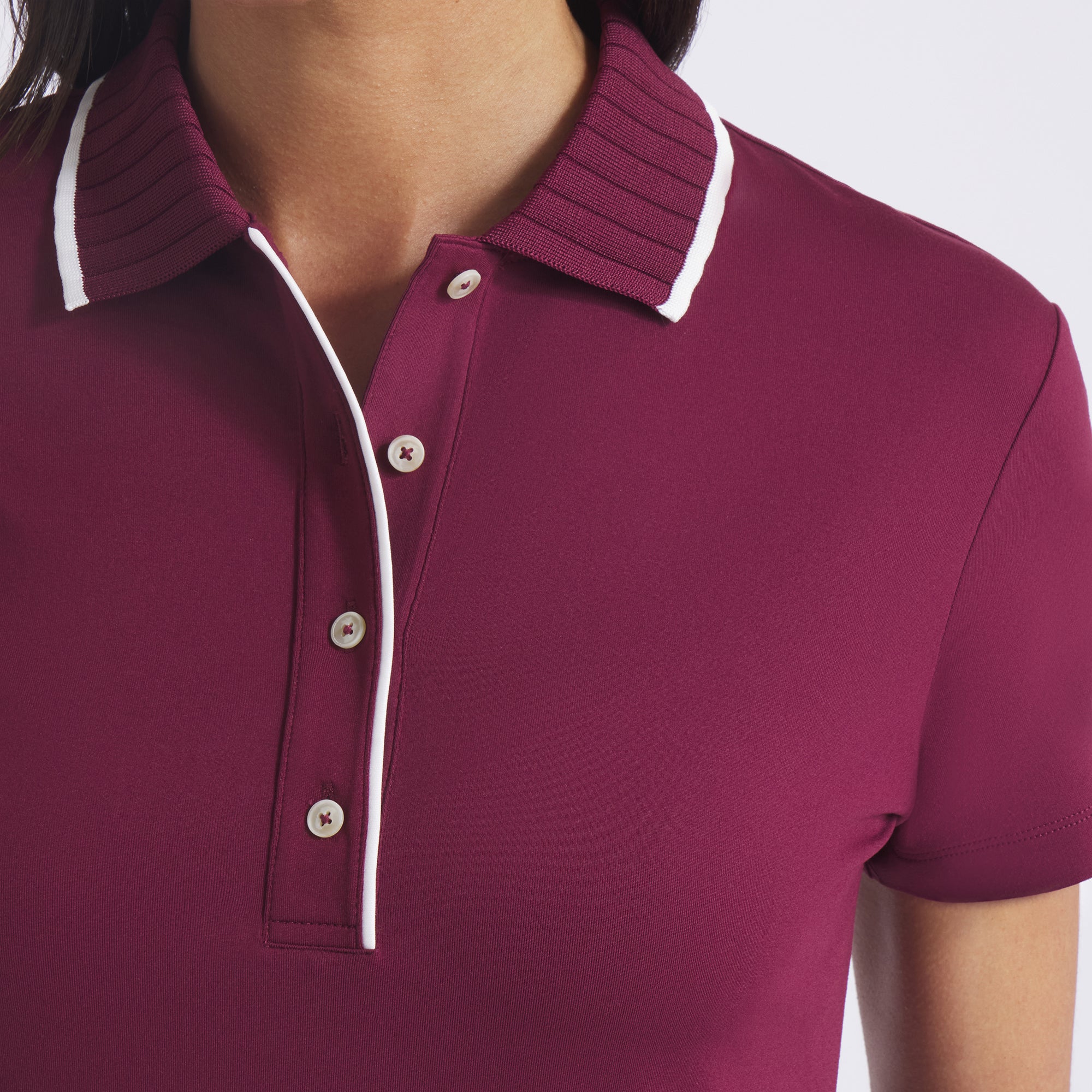Women's CLOUDSPUN Bridges Golf Polo Shirt - Breathable Moisture-Wicking Performance Top for Golf, Tennis & Casual Wear