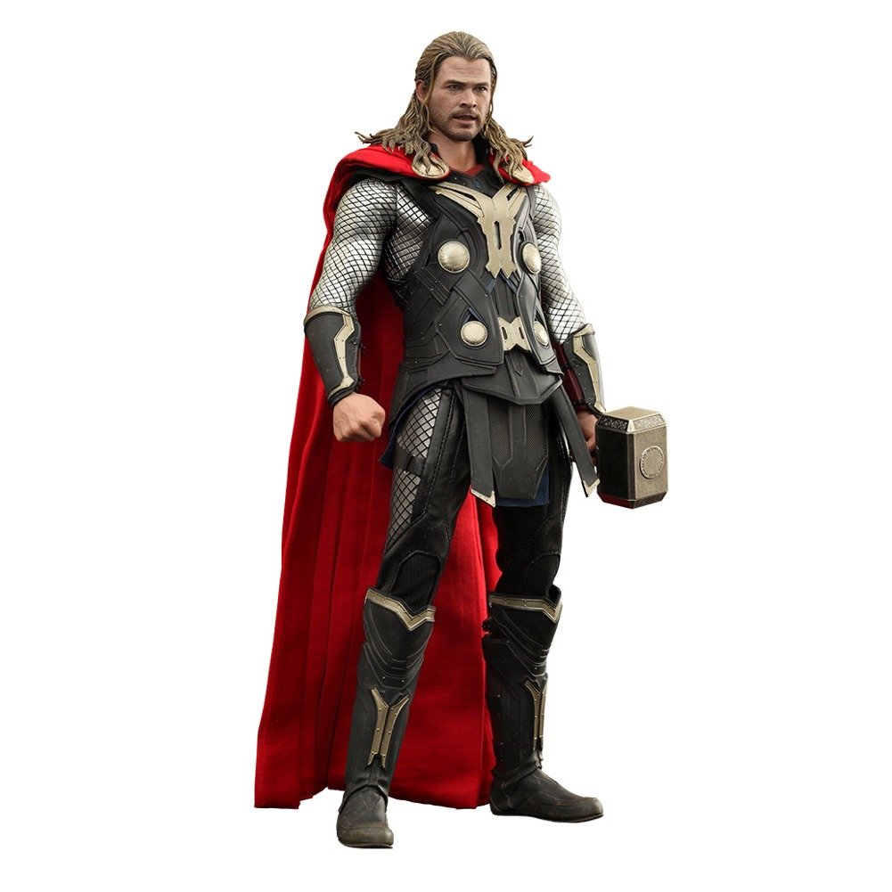 Hot Toys Thor The Dark World 1/6 Scale Collectible Figure - Marvel Movie Action Figure for Display & Collection - Perfect for Superhero Fans & Collectors