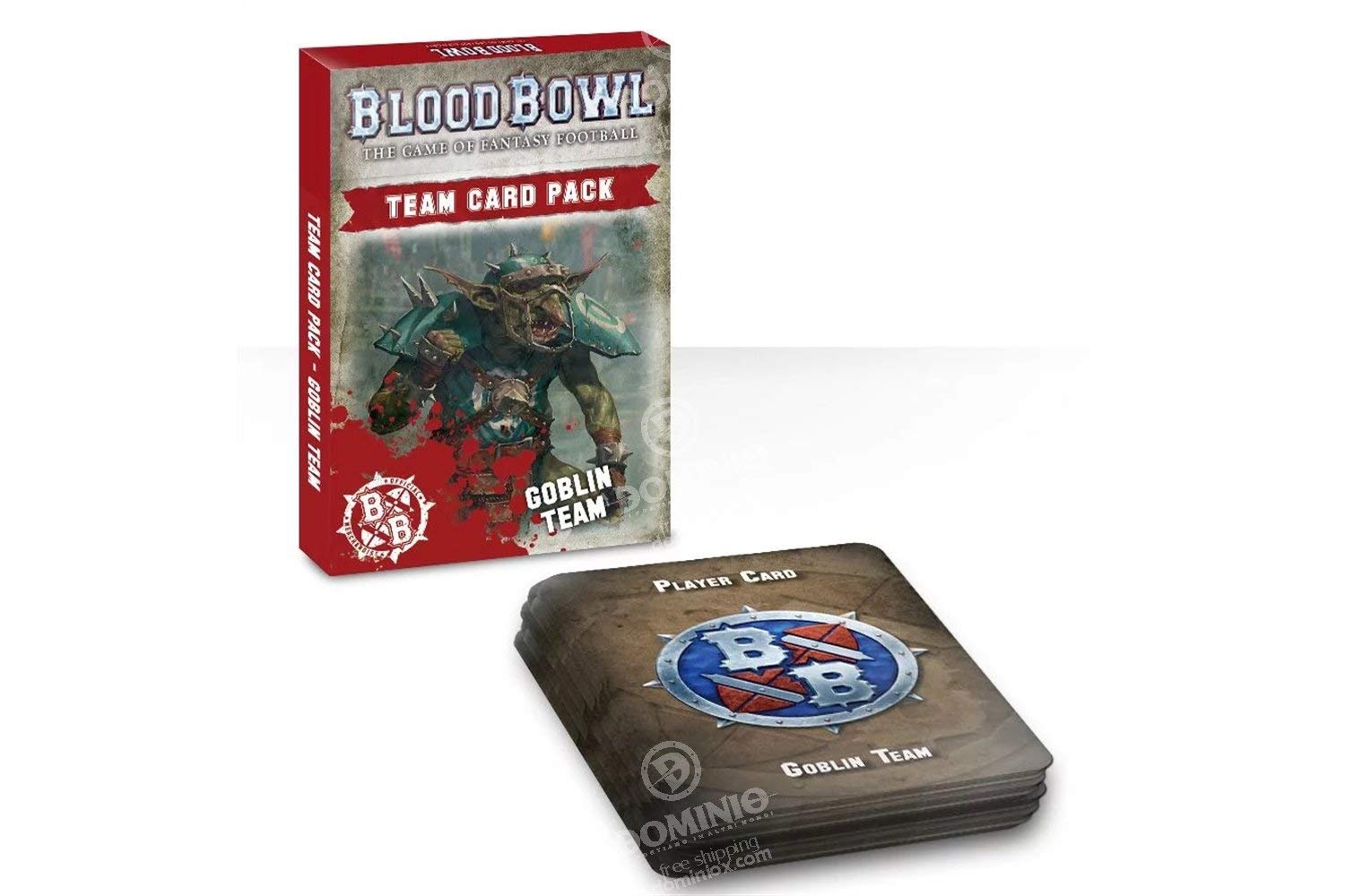 Games Workshop Goblin Team Card Pack 200-61-60 | Warhammer Fantasy & Blood Bowl Strategy Game Accessories for Tabletop Gaming Enthusiasts